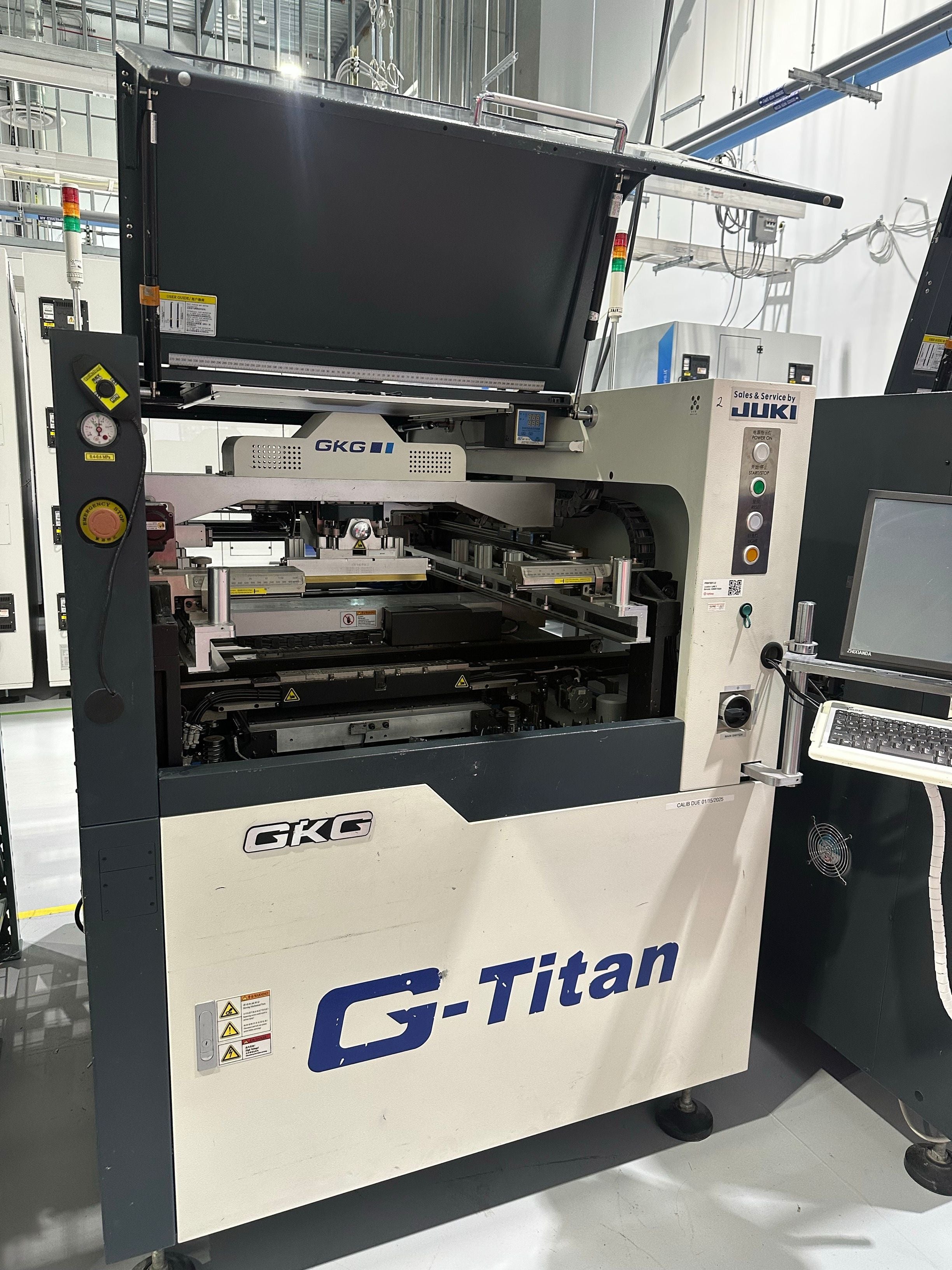 JUKI GKG G-TITAN Automatic Screen Printer - 2018 #GL234JS