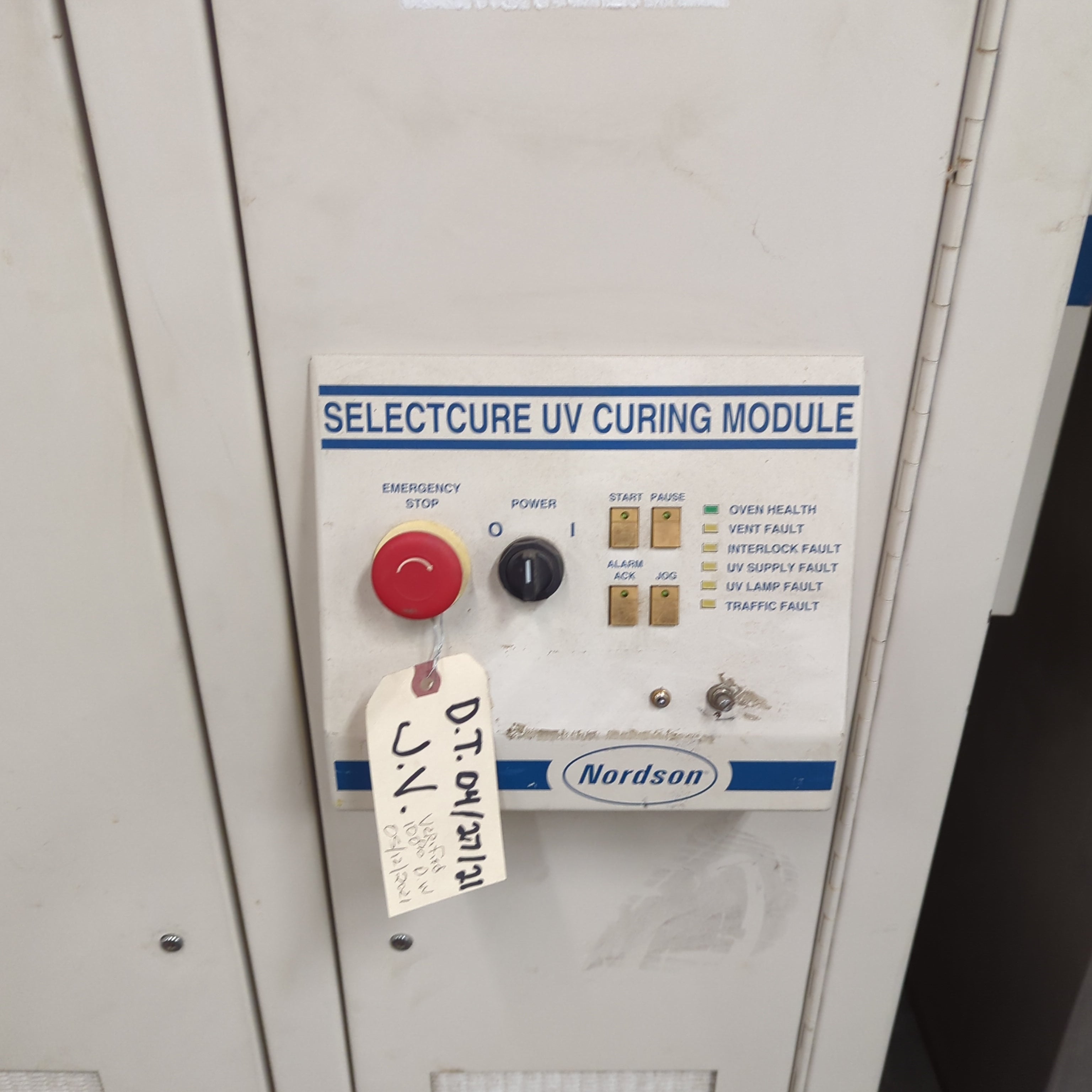 Nordson select cure uv conformal coat curing oven
