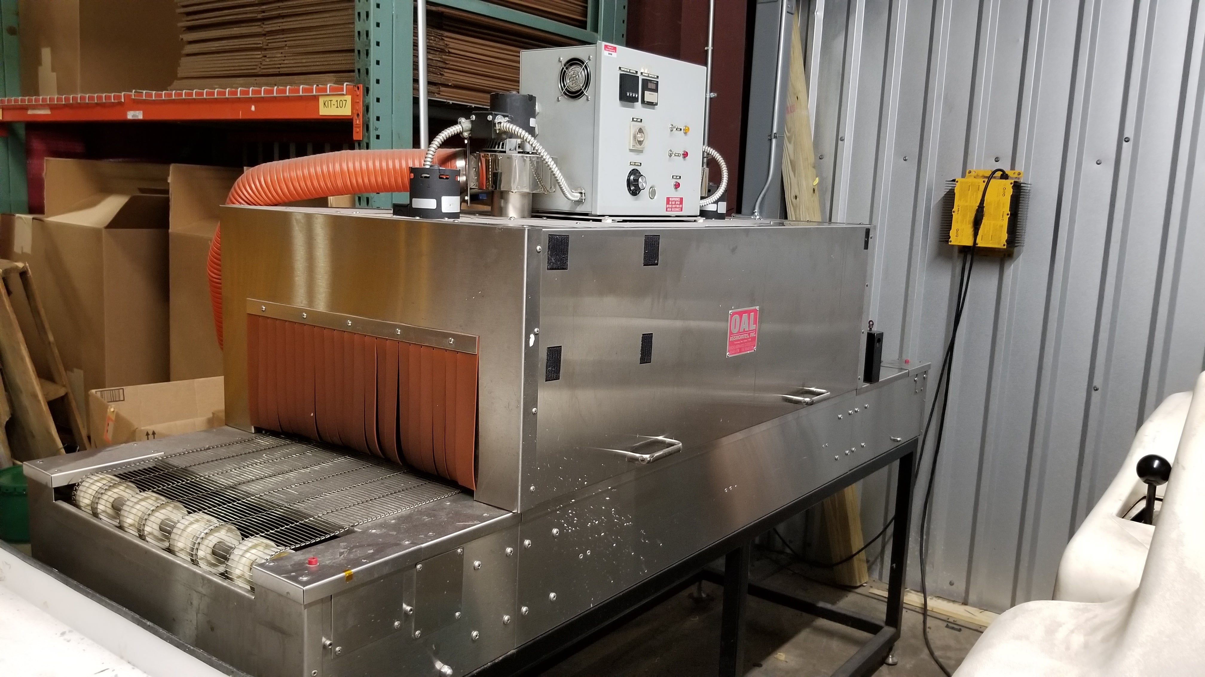 OAL Associates IRC/R-1MT-18/48-6LS Head Shrink Tunnel Oven