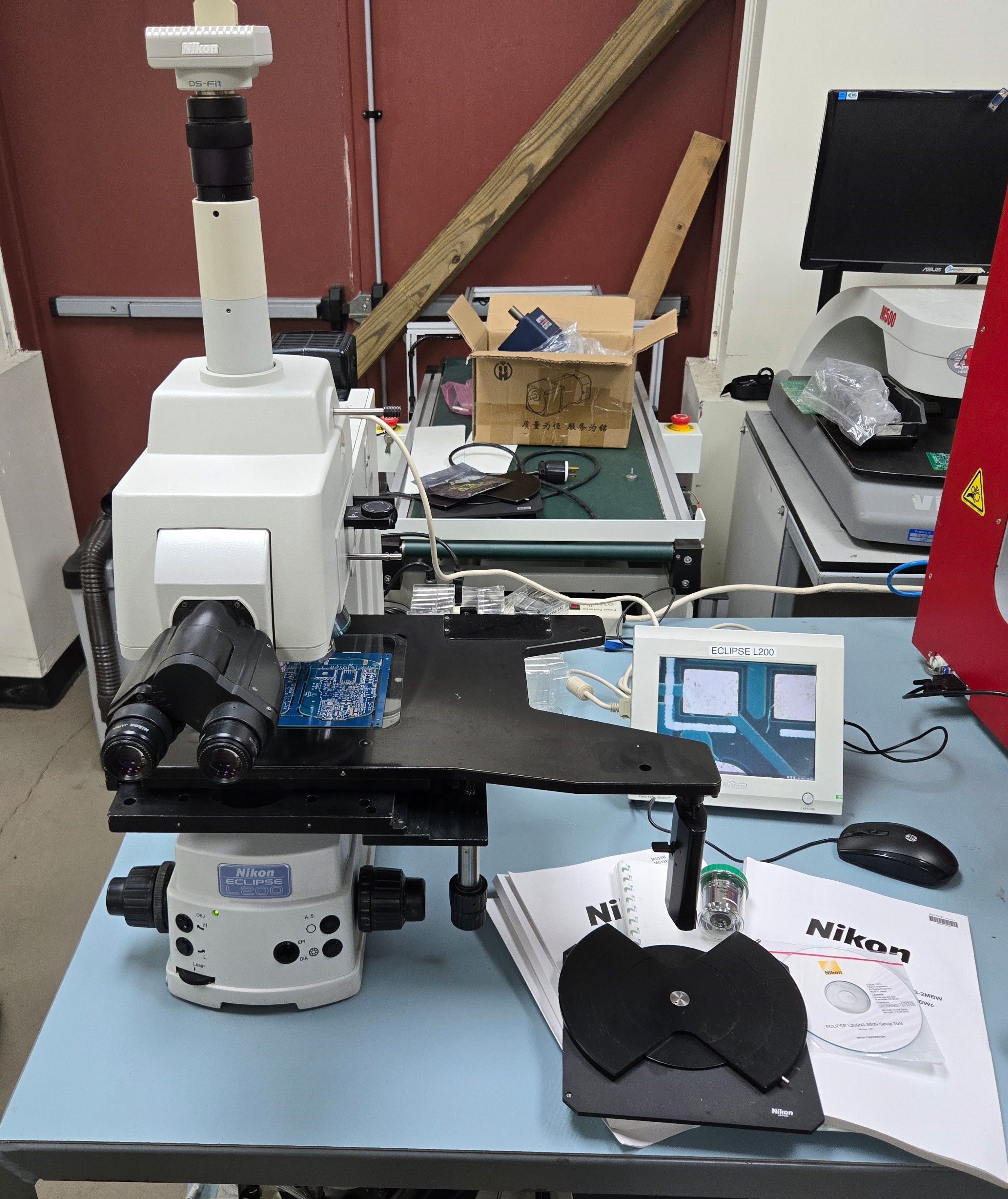 NIKON Eclipse L200D Semiconductor Microscope #930123