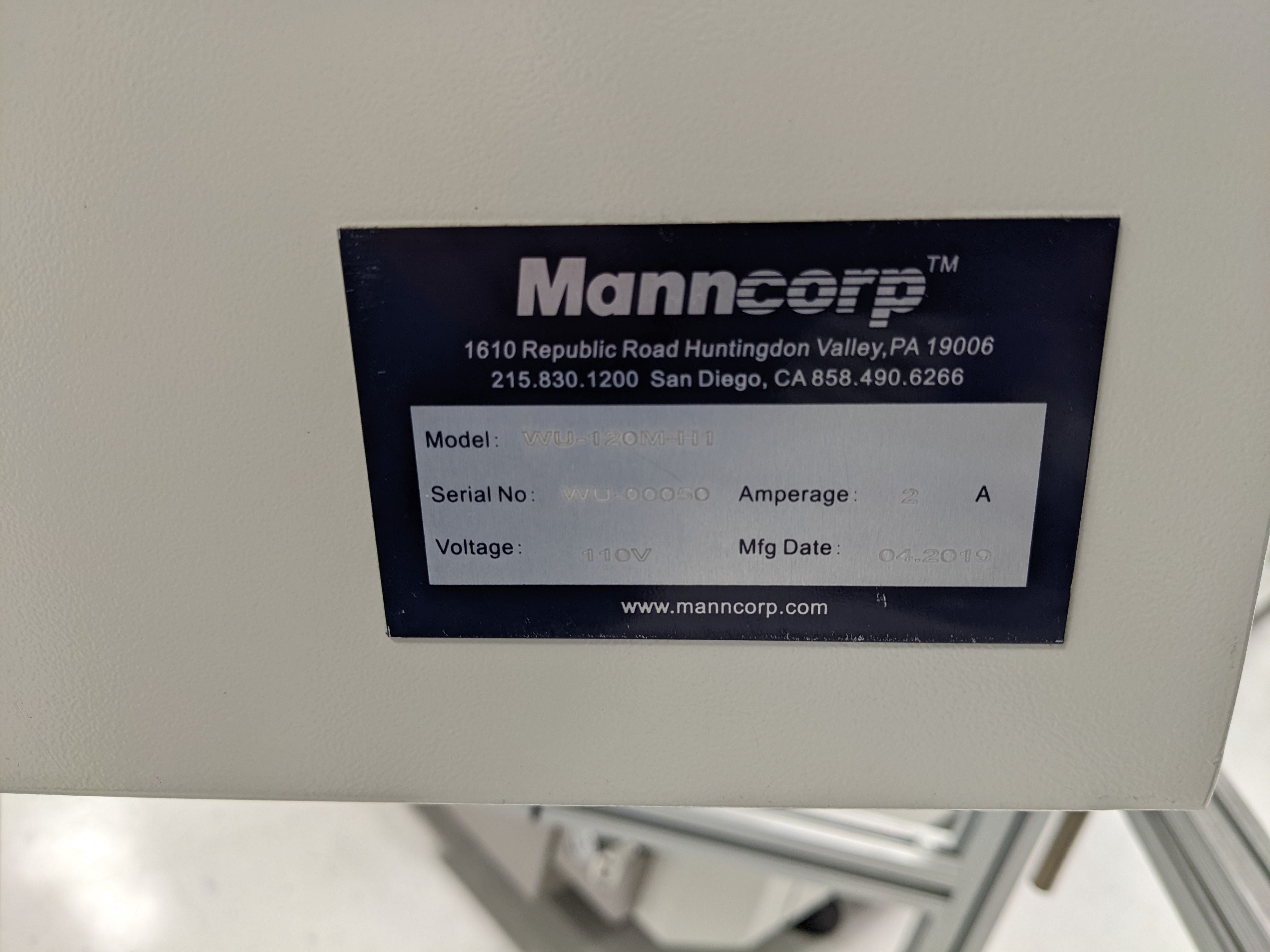Manncorp Wave Exit Conveyer w/Cooling fans WU-120M-111 - 2019
