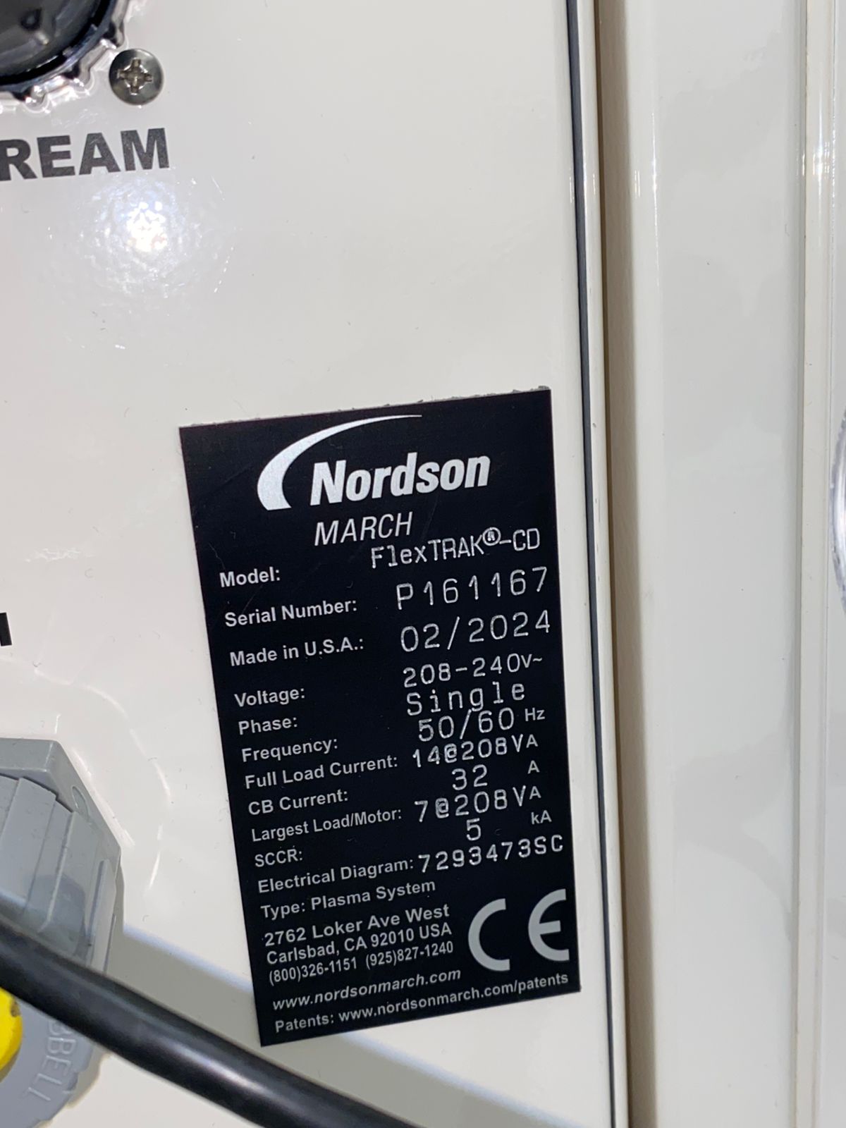 Nordson March FlexTRAK CD Automated Plasma Cleaner, 2024