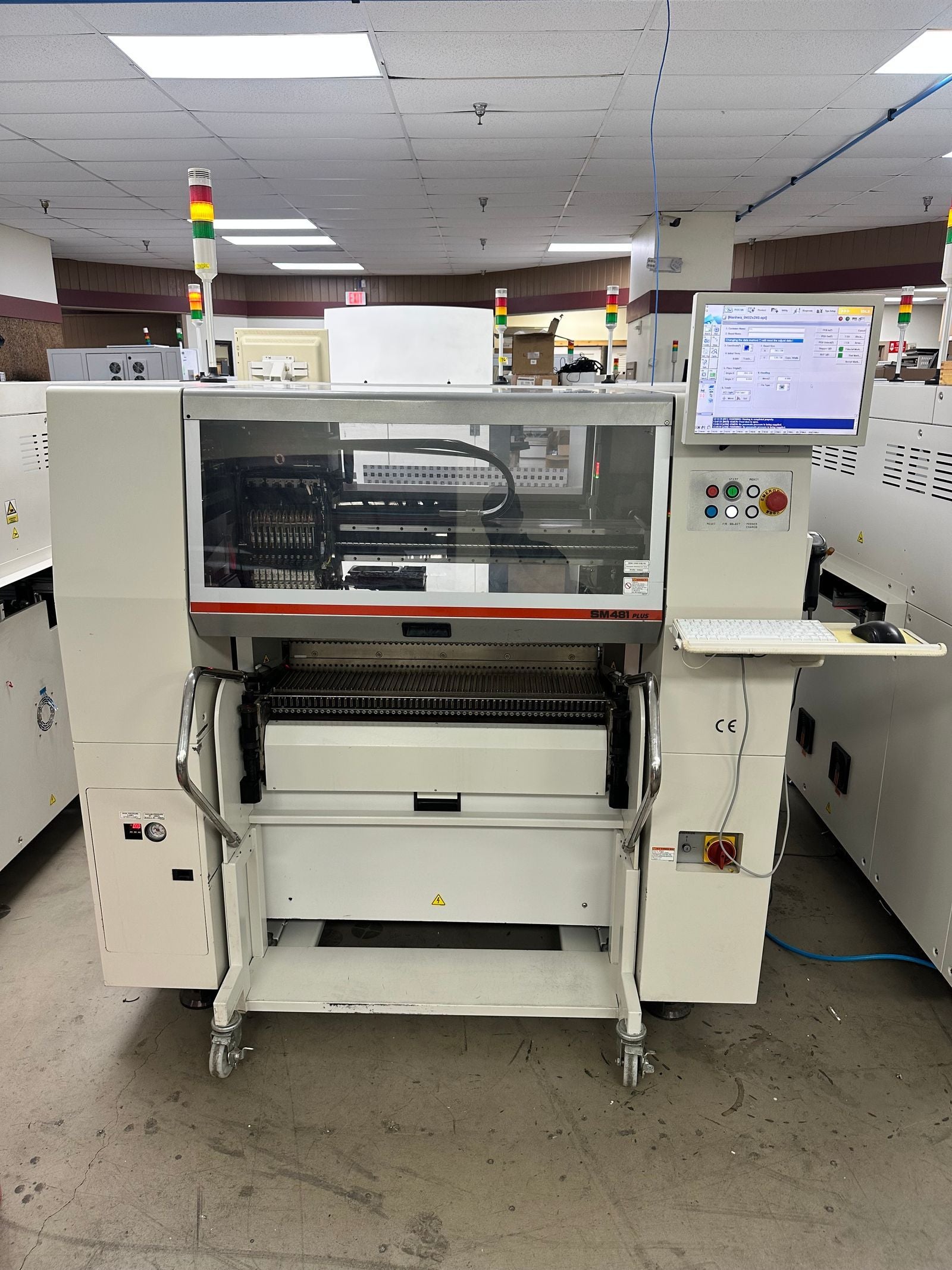 Hanwha SM481 Plus Pick and Place - 2017 ID: 142 SN: DF-0266