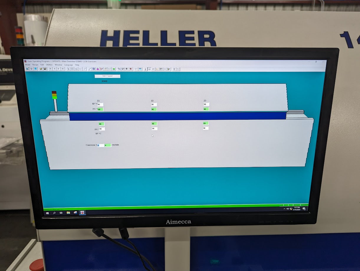 Heller 1400 MK5 S MK3 2020 4 Zone Curing Oven 208V # 59124-02