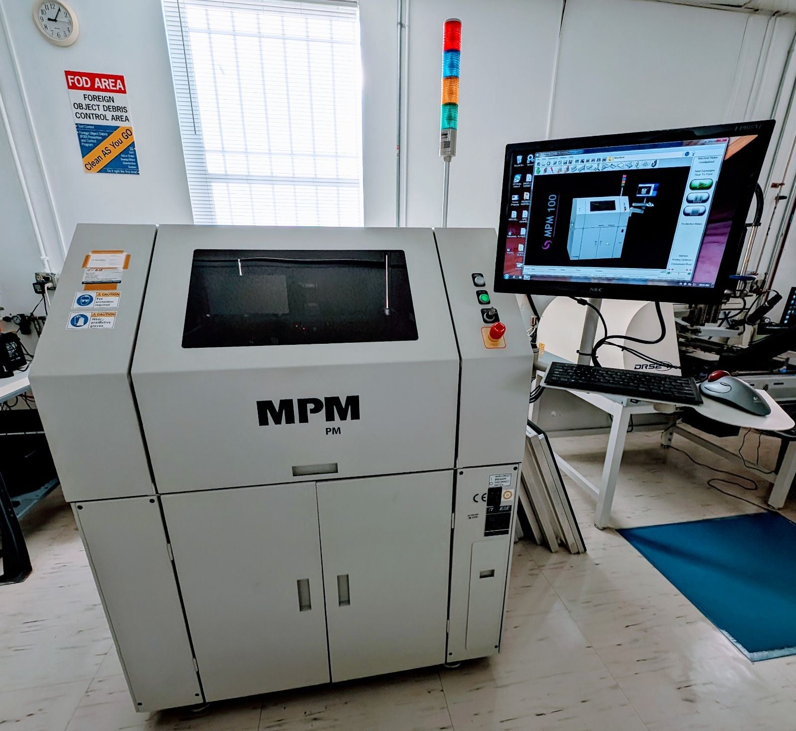 ITW MPM 100 Screen Printer - 2018 - 2D Inspection - Quiktool