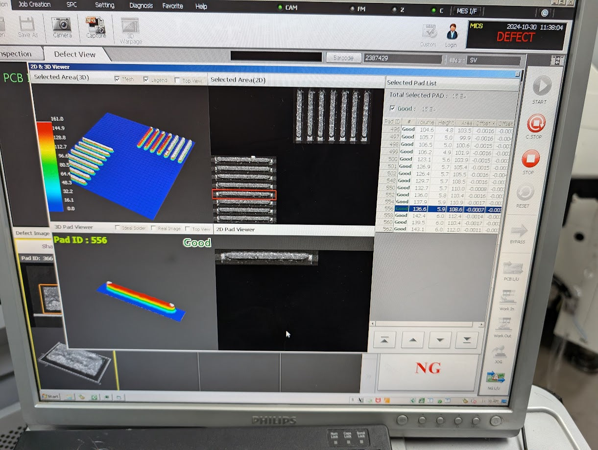 Koh Young Technology ASPIRE 3 3D SPI 2017 # SP-SL-00112
