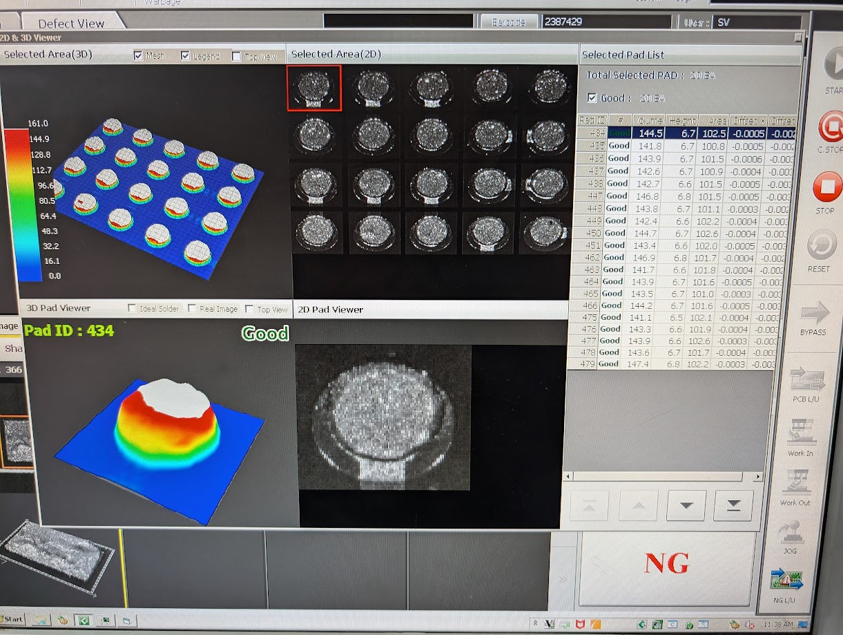 Koh Young Technology ASPIRE 3 3D SPI 2017 # SP-SL-00112