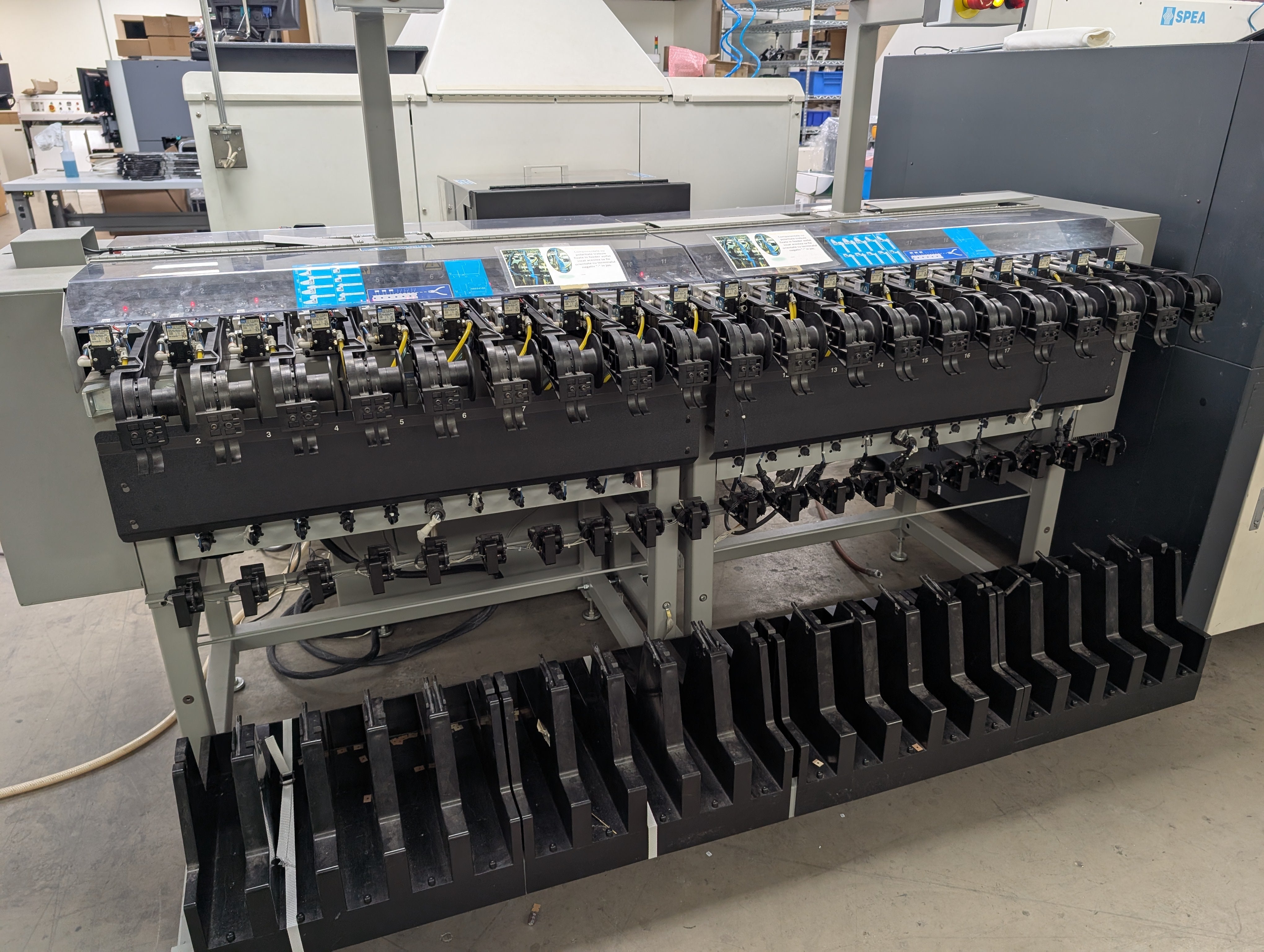 Universal 6380K Radial 88 HT 20 Station Radial Inserter Triple Span