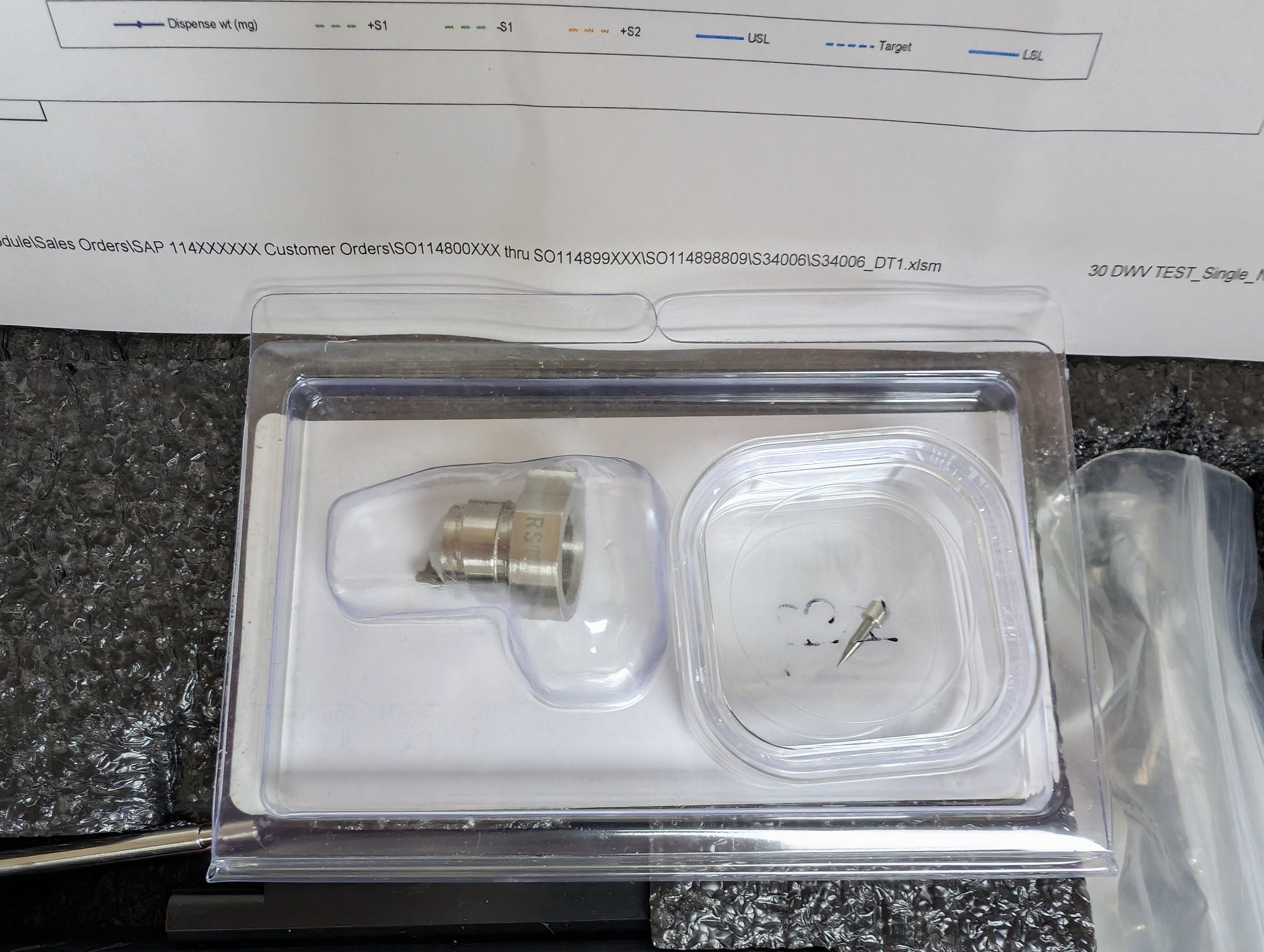ASYMTEK NexJet NJ-8 Jetting Dispense System ReadiSet Jet Cartridge