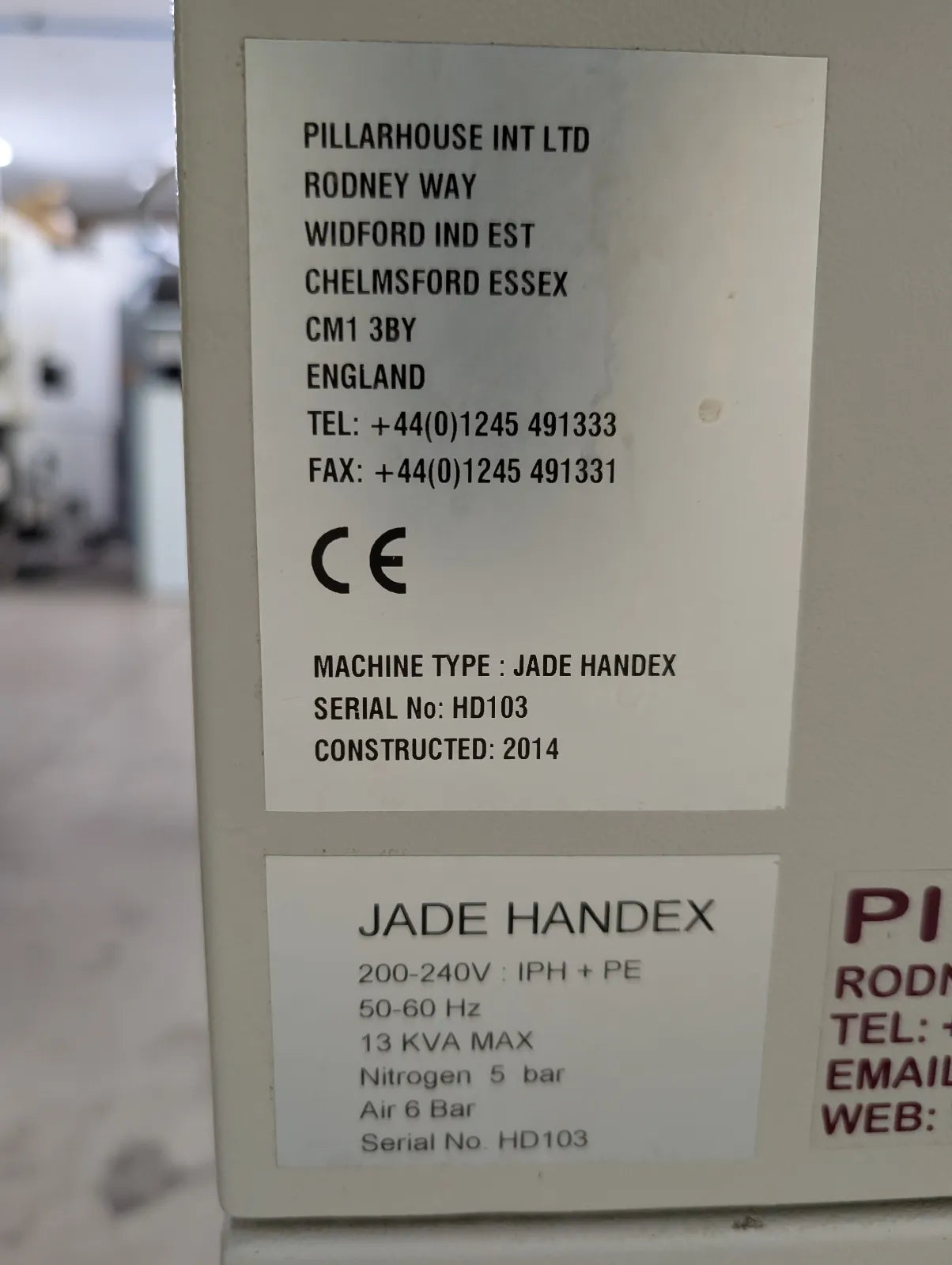 Pillarhouse Handex Batch Selective solder 2014 # HD103