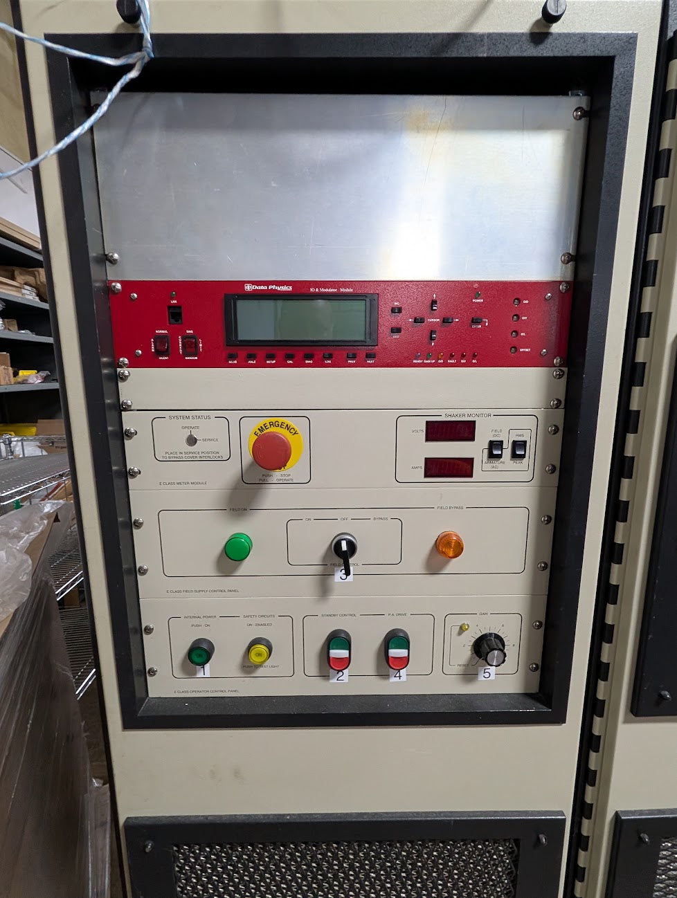 DATA PHYSICS 4022 Large Vibration Shaker 35K LB Force + Ling DMA40P20-340 Amp