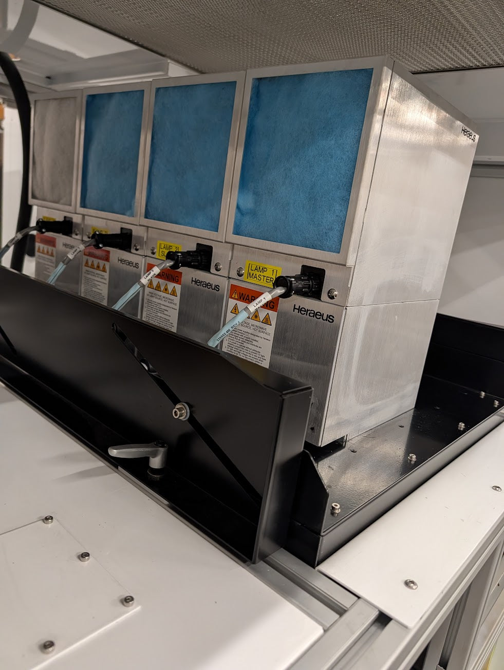 PVA Spectra - 24 2023 UV Conformal Coating Cure oven 24" wide 4 Lamp U1475