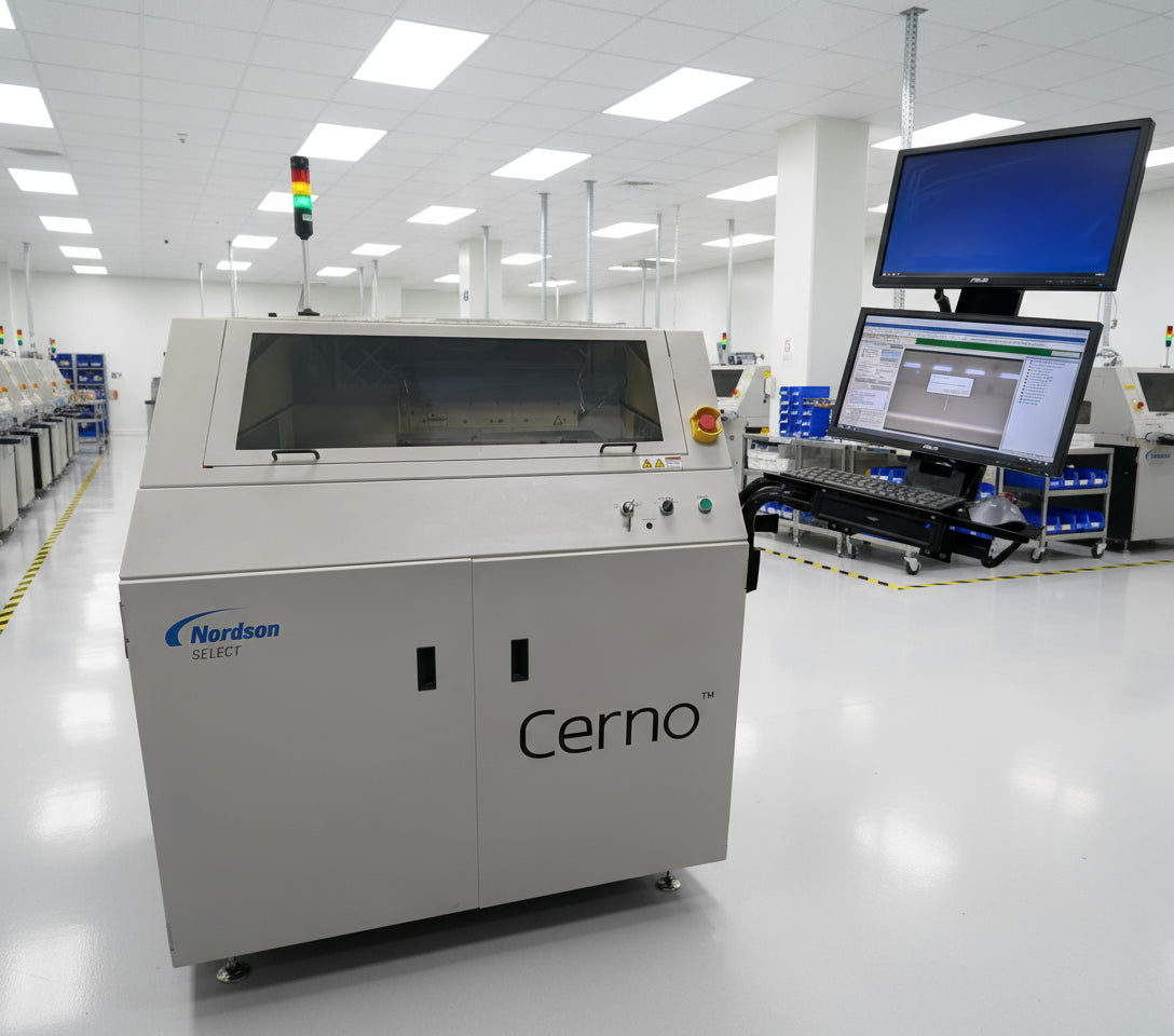 Nordson Select Cerno 102IL Inline Selective Solder - Dual Nozzle