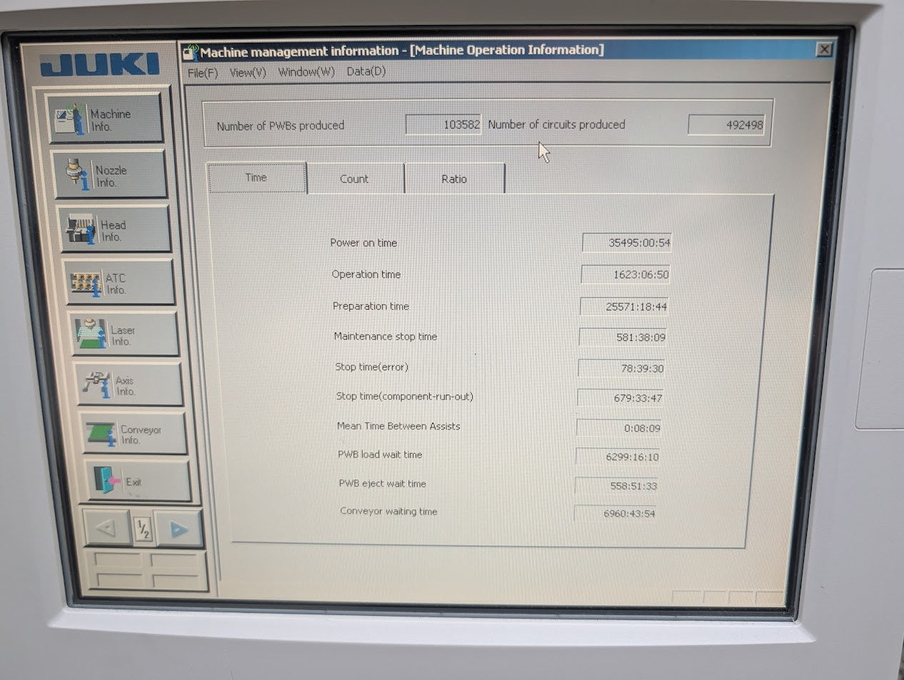 Juki KE-2070L Pick and Place 2014 w/Trolley F& R #271-H2683