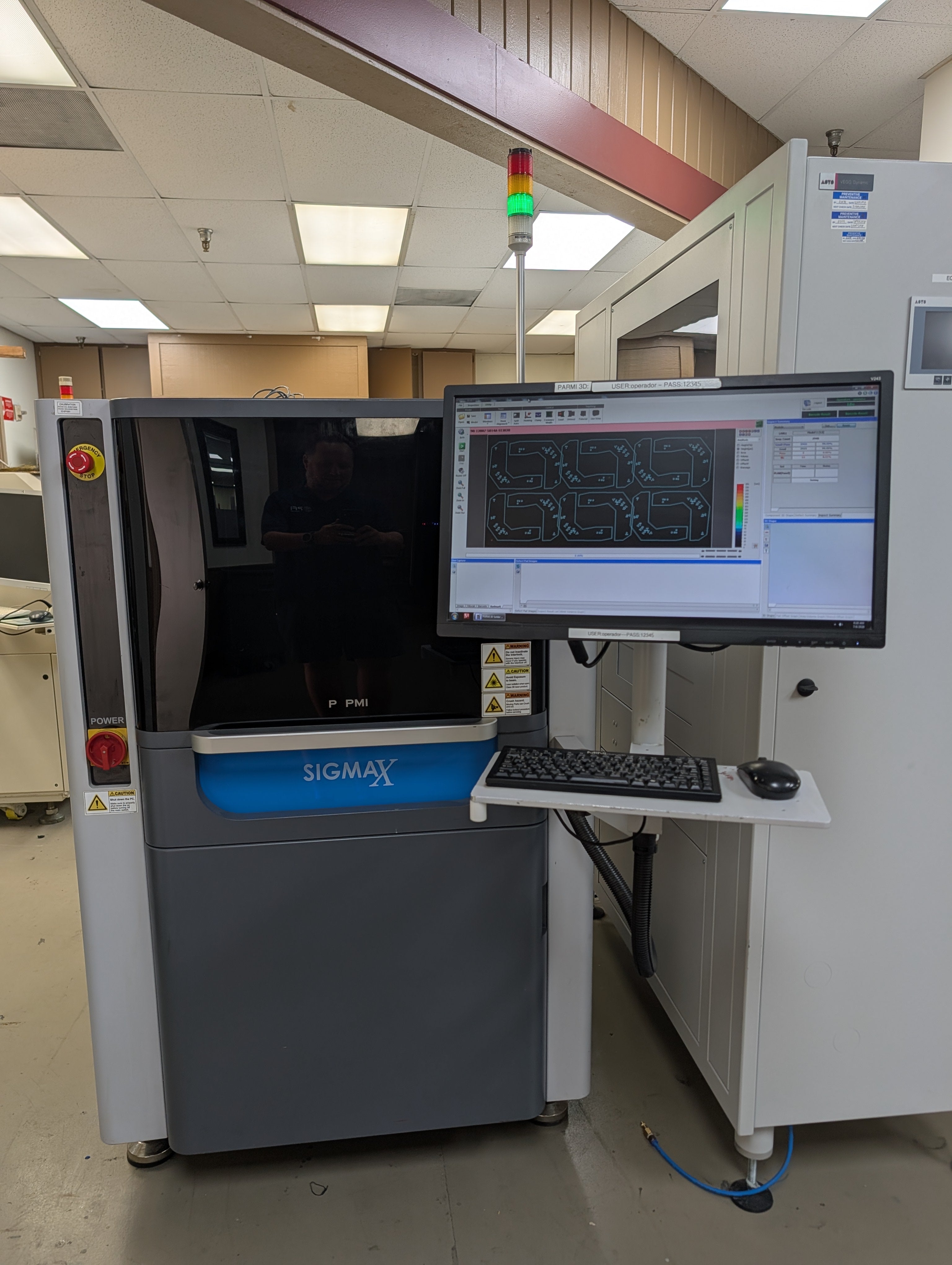 Parmi SigmaX L 3D Paste Inspection -2017 #SMB86617F PFI: 236