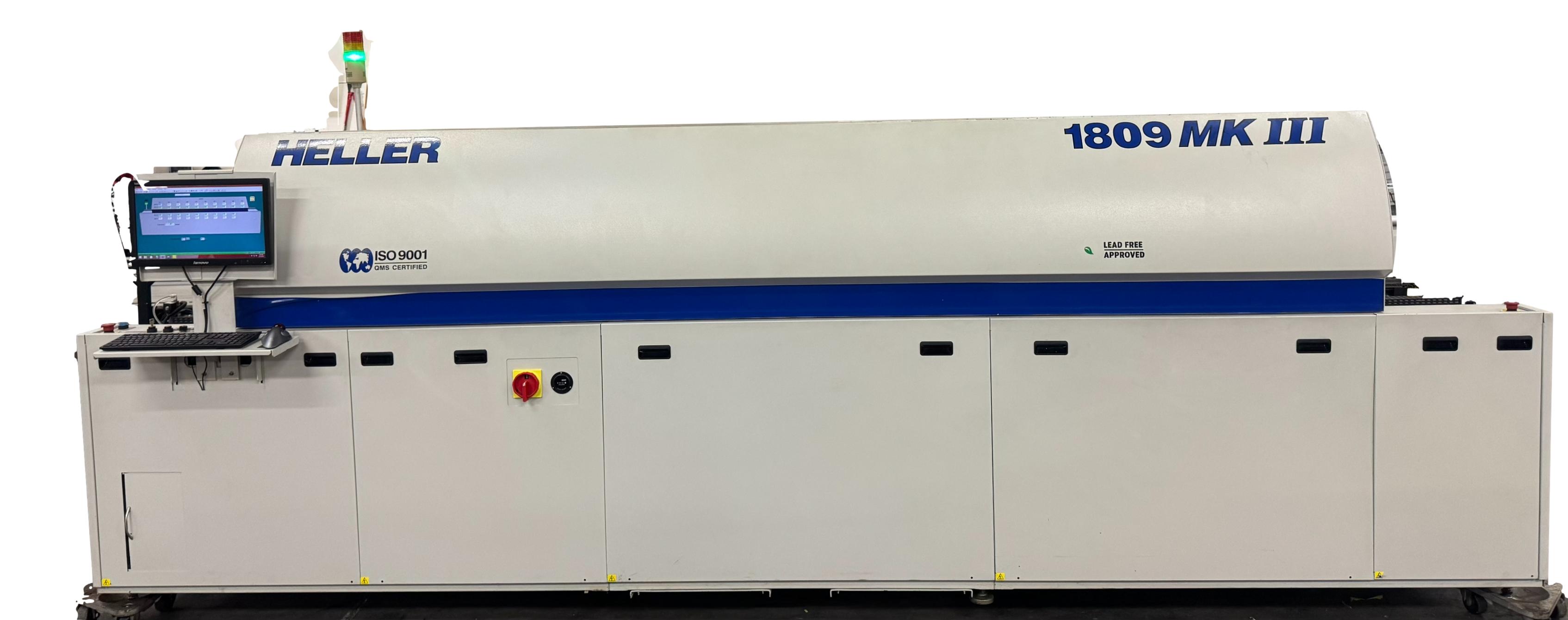 Heller Industries 1809MKIII 9 Zone Lead Free Reflow Oven - 2015 # 301412-05