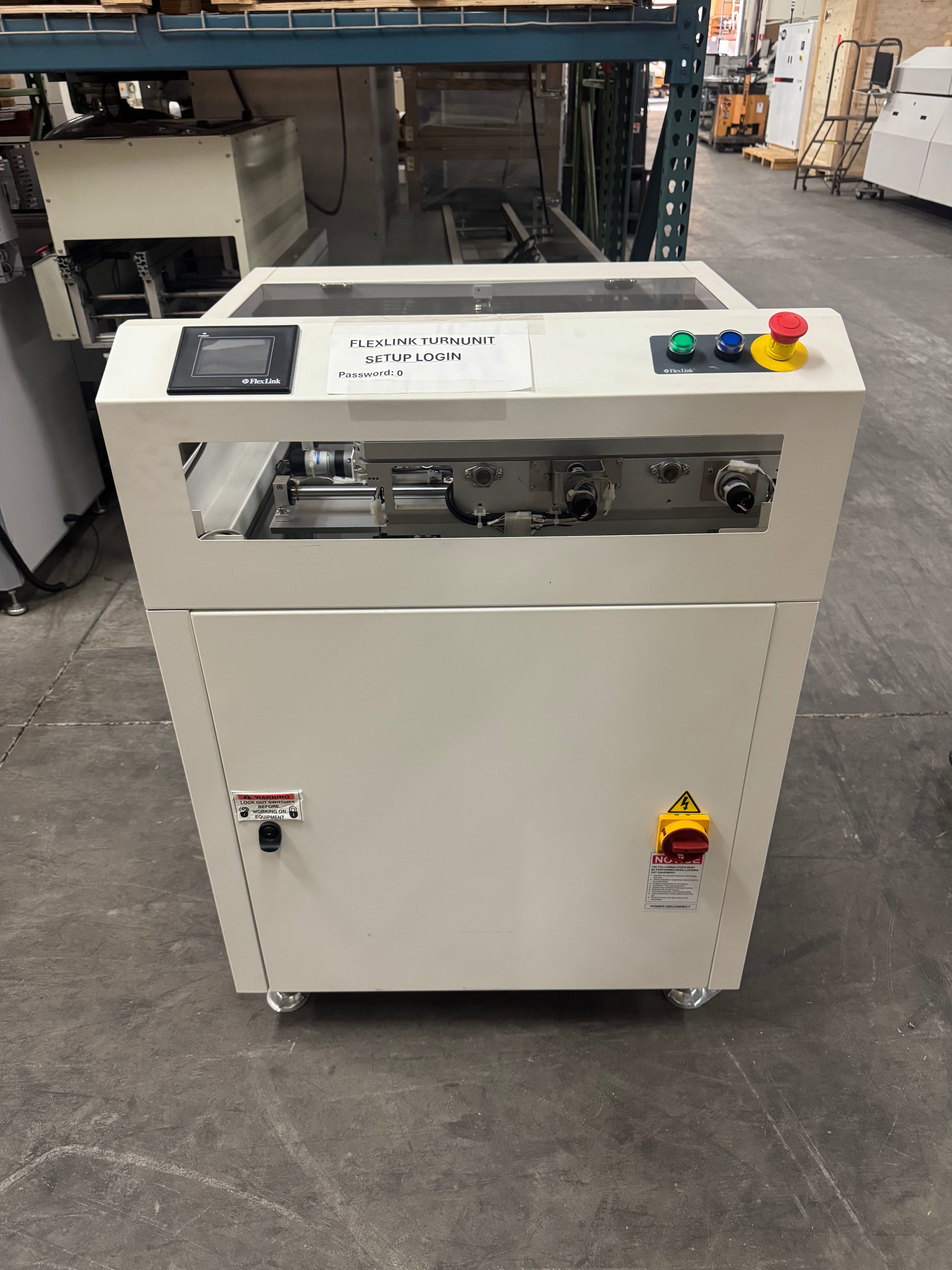 FLEXLINK 1-TN 90 degree Turn / Sorting - Pass through conveyor - Right turn