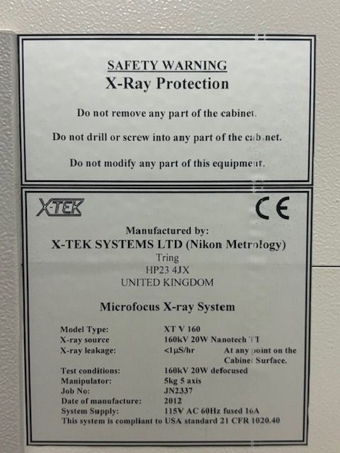 Nikon X-Tek XT V 160 X-Ray -2012 - JN2337
