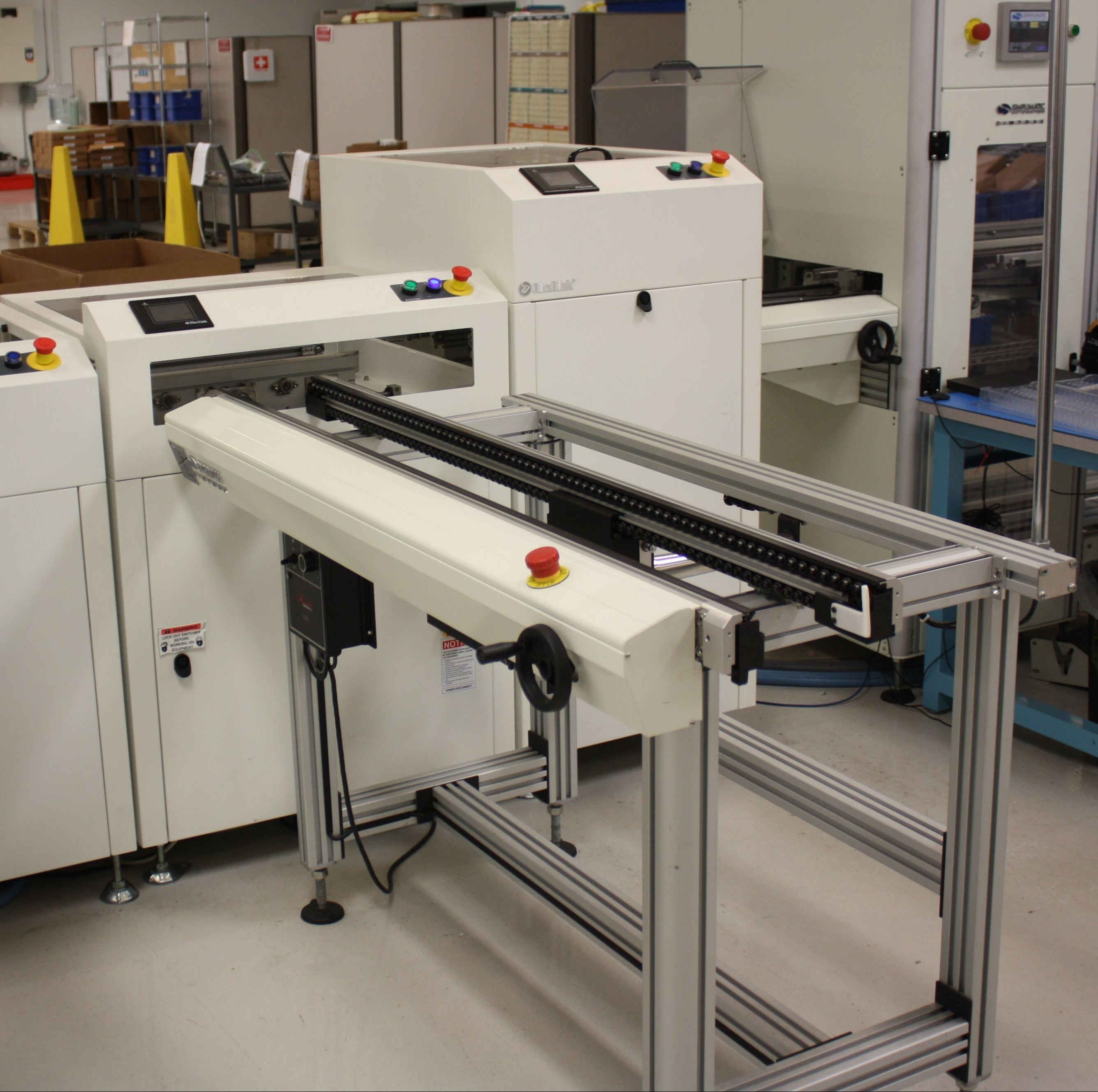 Simplimatic Automation Cimtrak 2160 Roller Chain accumulation conveyor