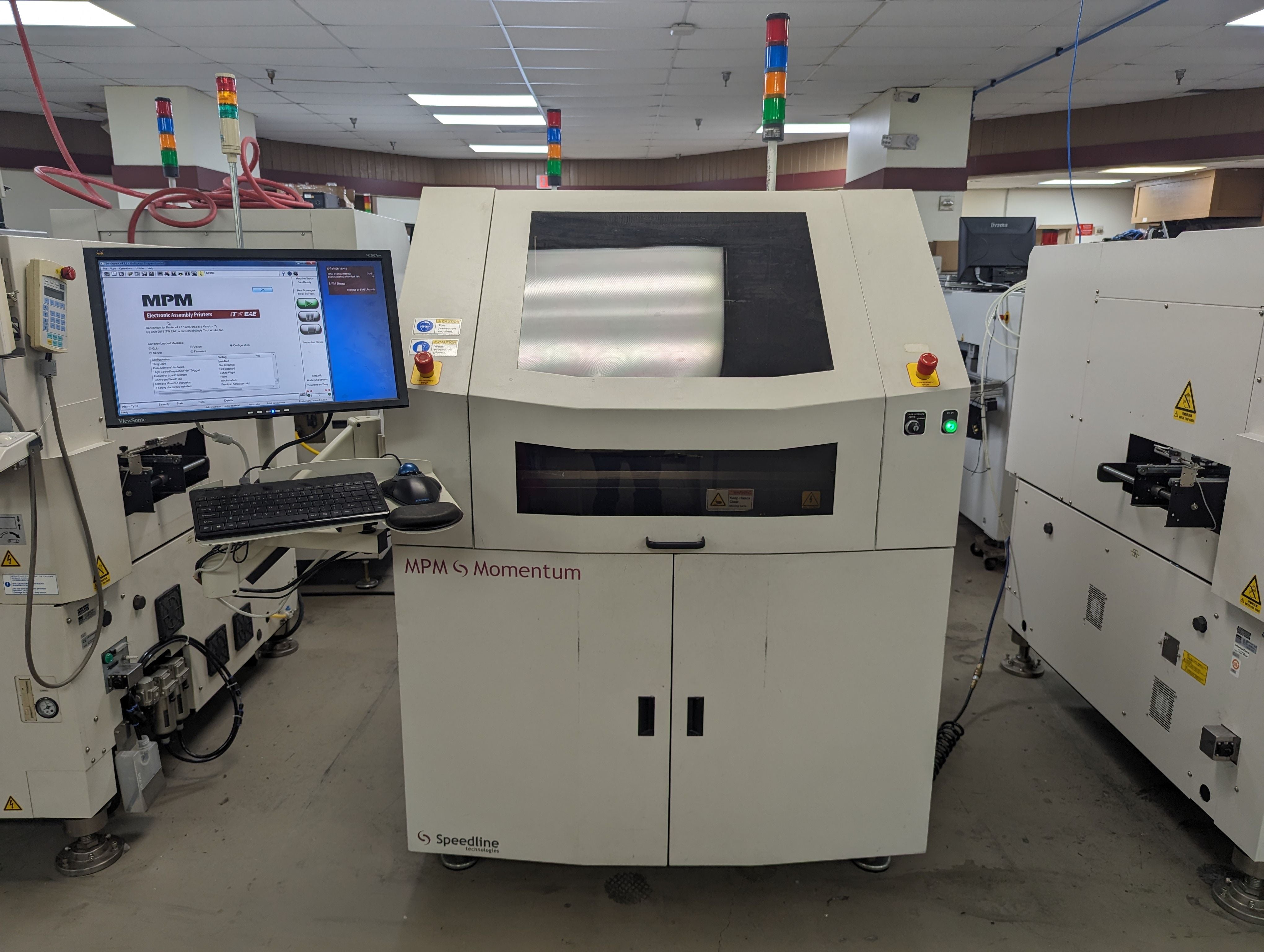 Speedline  Momentum Automatic Screen Printer 2008 #M100306