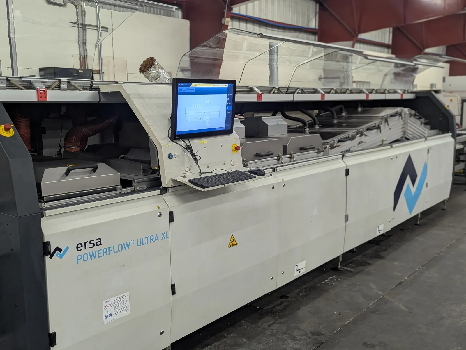 ERSA POWERFLOW ULTRA XL Nitrogen Wave Soldering with pallet conveyor 2020