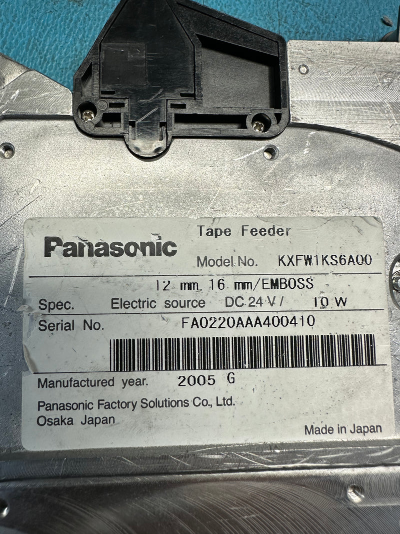 Panasonic KXFW1KS6A00 CM NPM 12/16 mm Emboss Tape Feeder