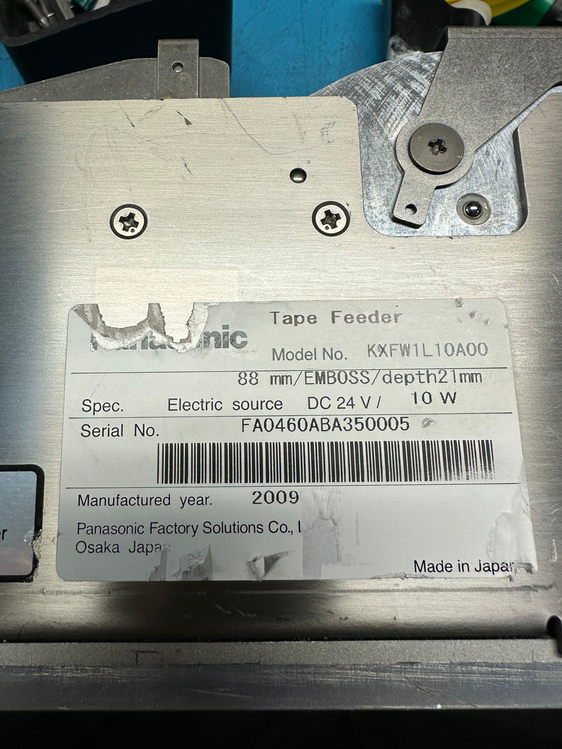 Panasonic KXFW1L10A00 88mm CM / NPM Emboss Depth 21mm Tape Feeder