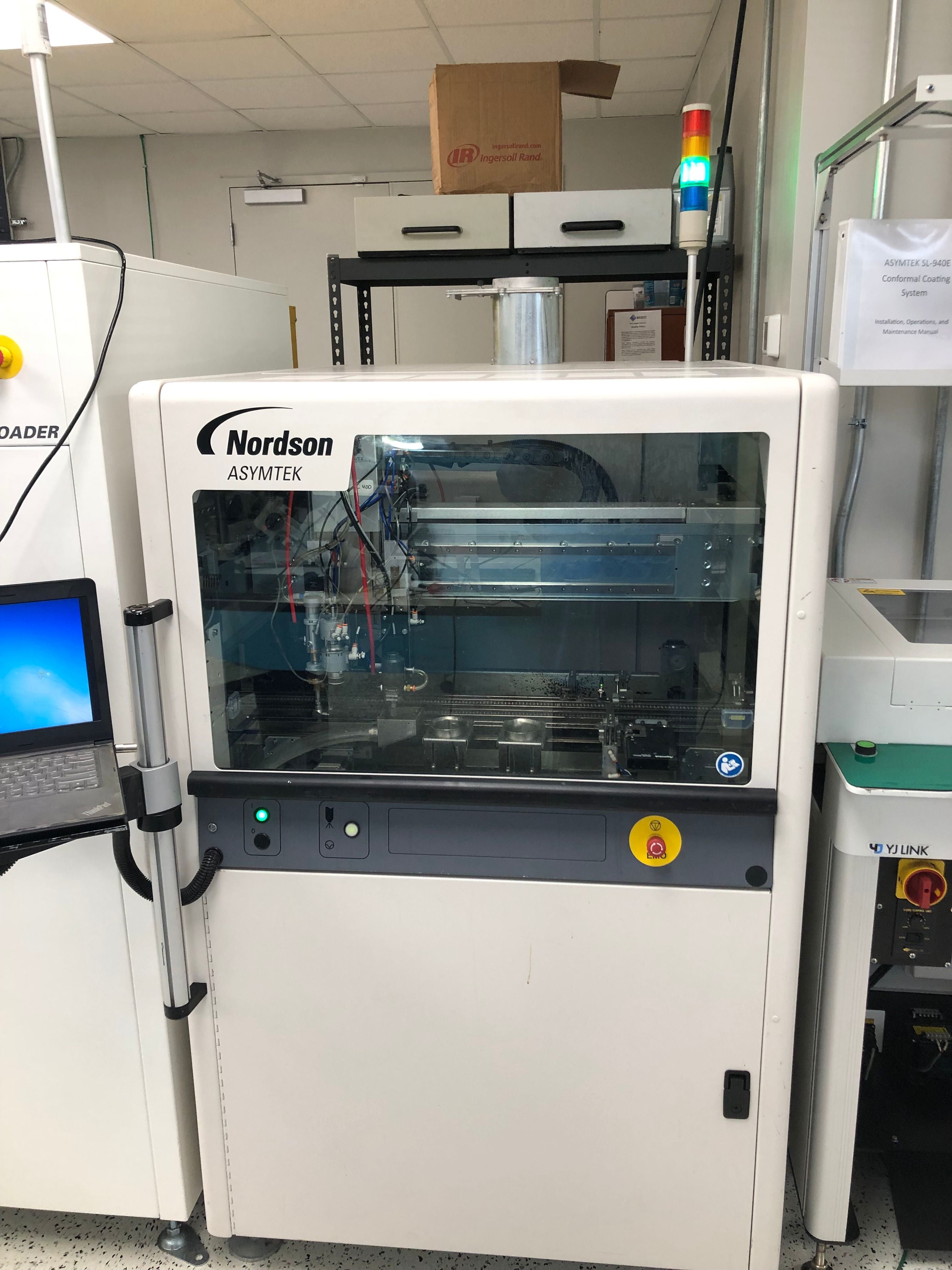 Nordson Asymtek SL-940, 2018 - Dual Valve, Conformal Coating Line