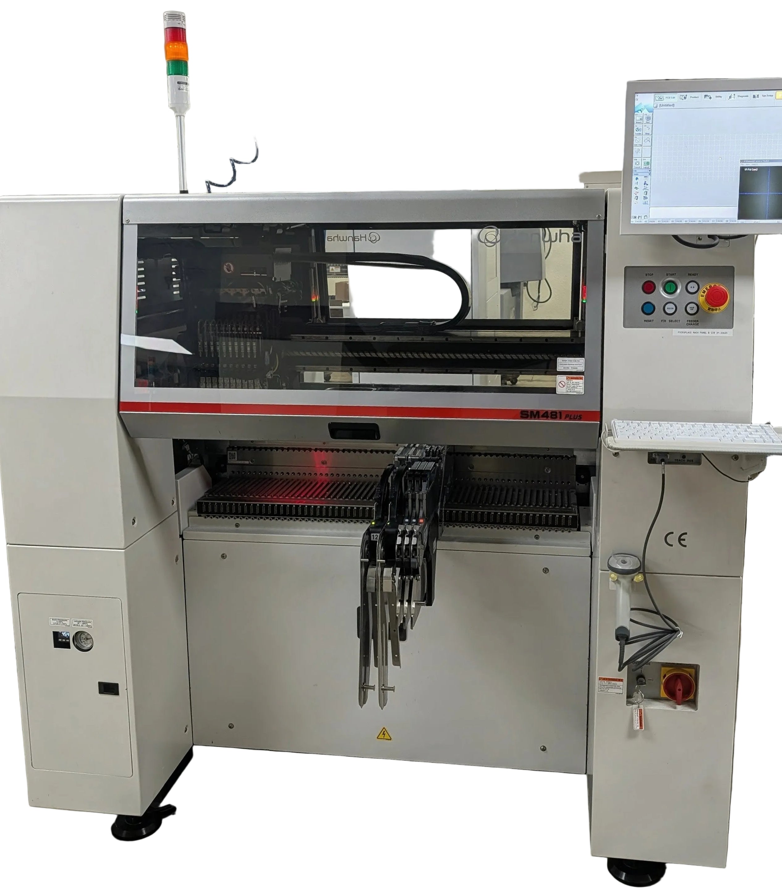 Hanwha SM481Plus High Speed Flexible Placement Machine - 2020 #DF-3137 Long Board