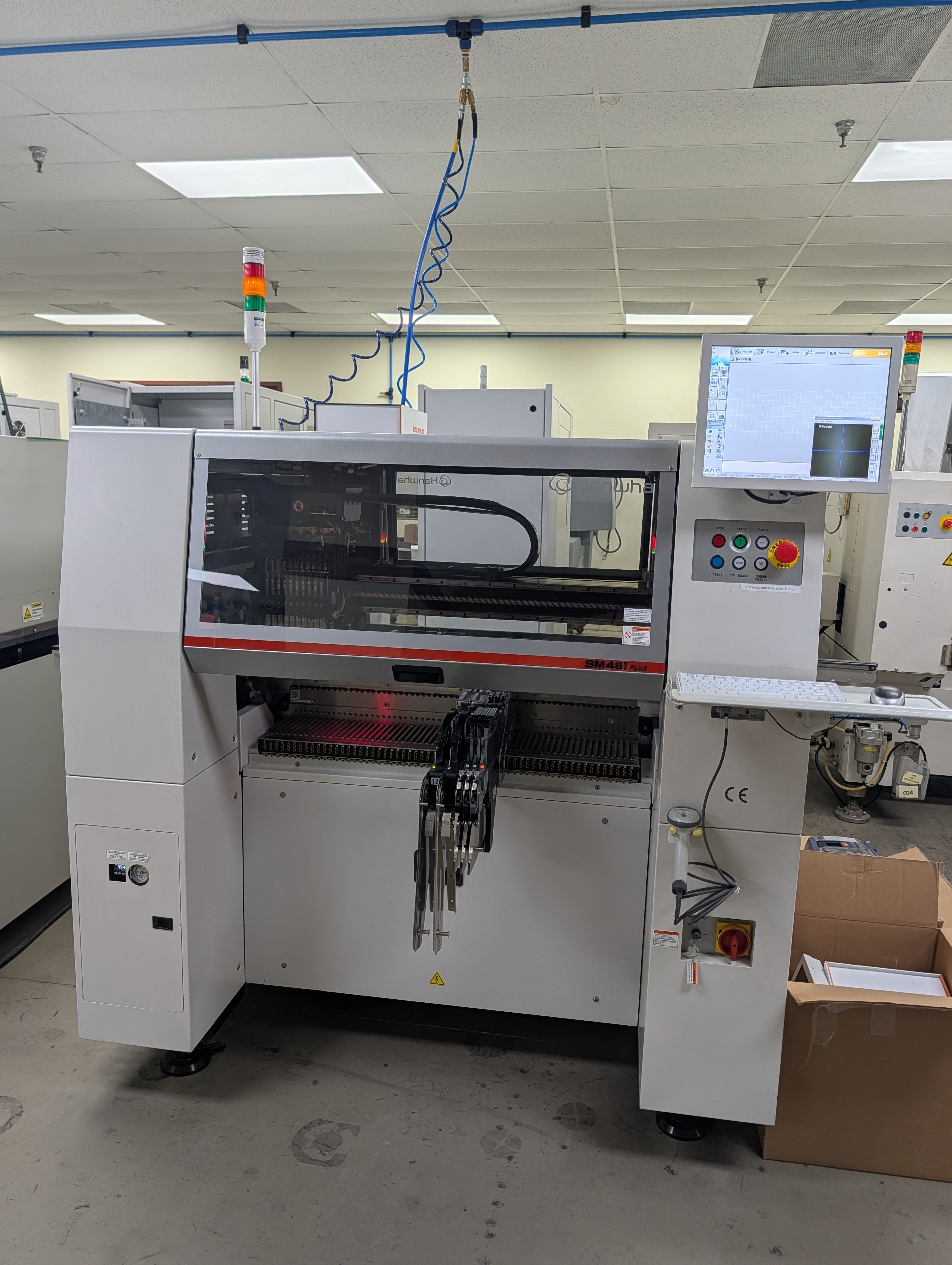 Hanwha SM481Plus High Speed Flexible Placement Machine - 2020 #DF-3137 Long Board