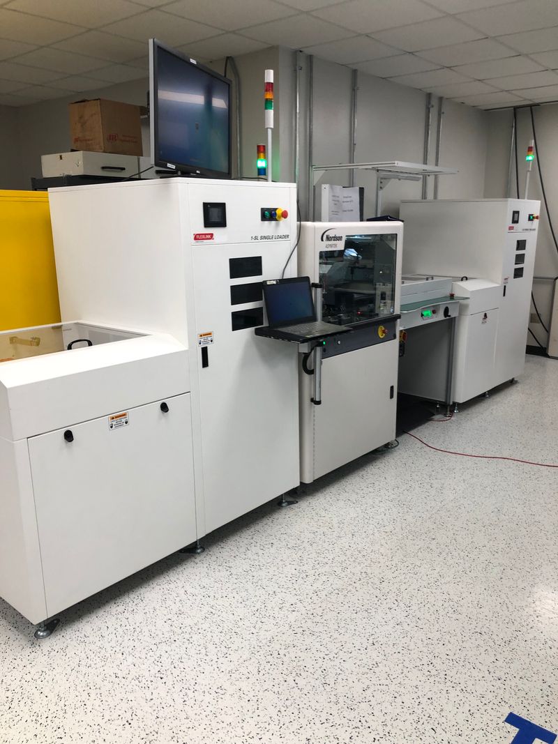 Nordson Asymtek SL-940, 2018 - Dual Valve, Conformal Coating Line