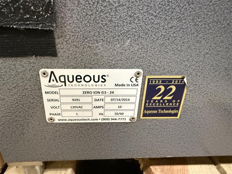 Aqueous Technologies Zero Ion G3-24 Contamination Tester - 2014 #9291