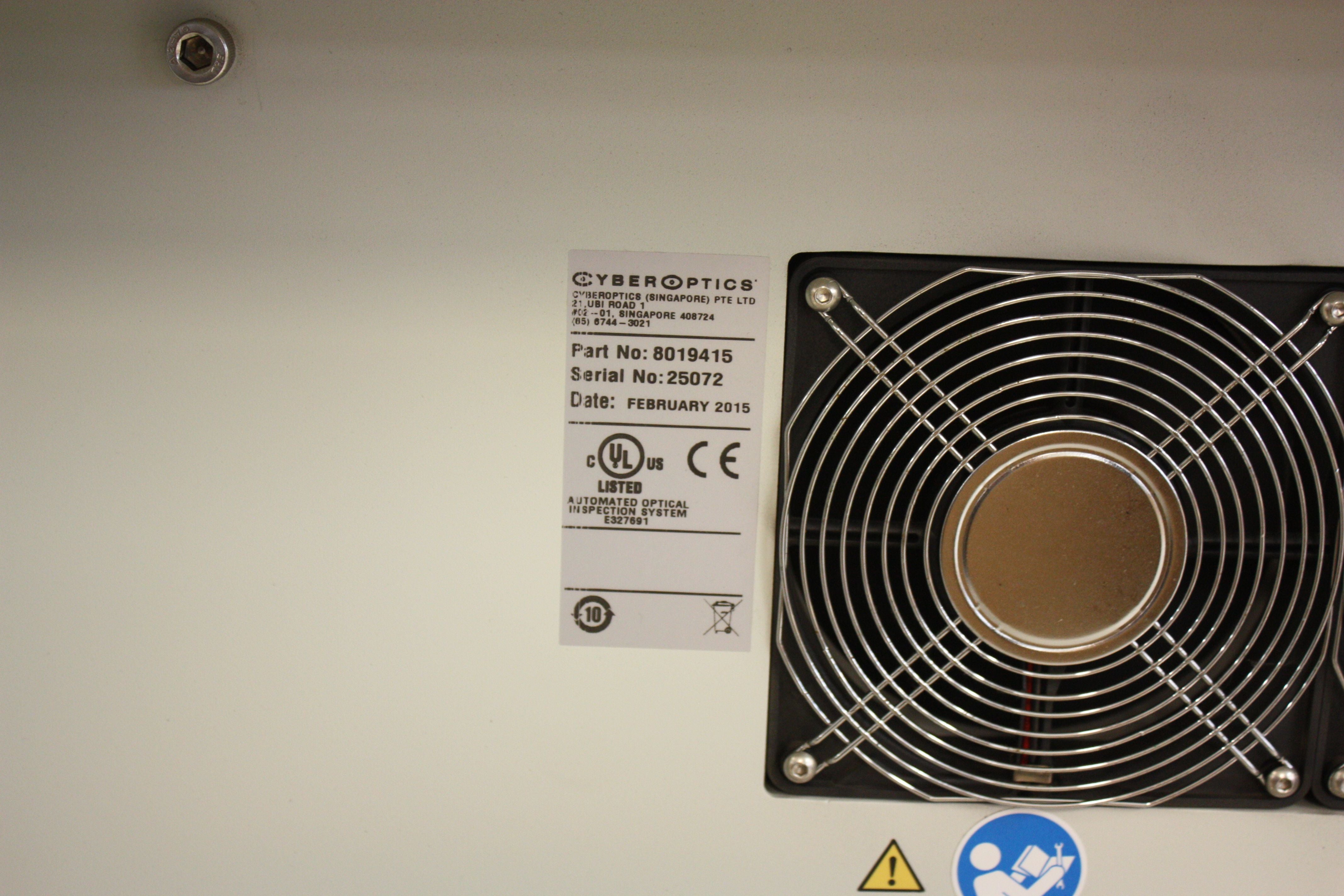 Cyberoptics QX600 AOI - 2015 #25072