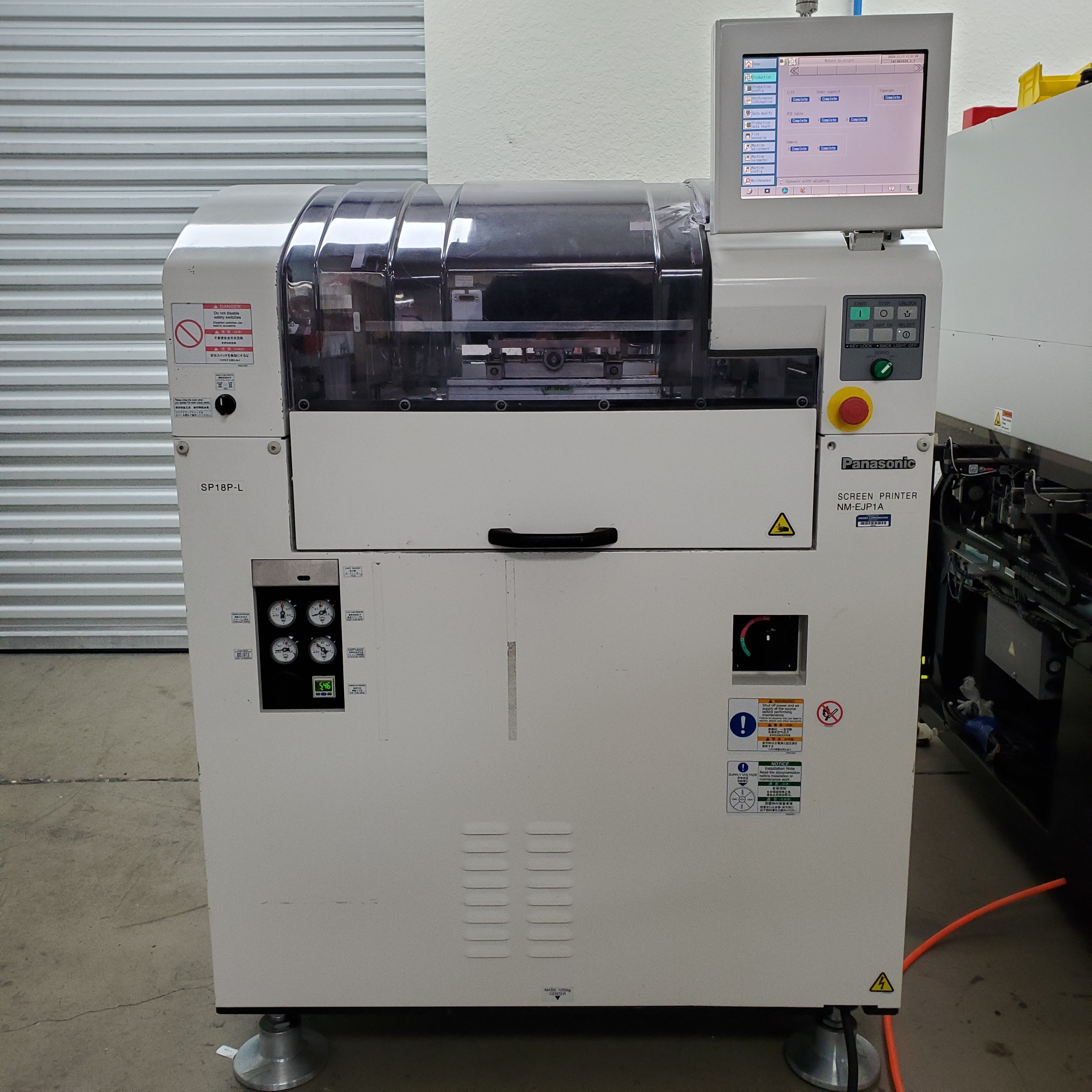 Panasonic SP18P-L NM-EJP1A Automatic Screen Printer 18x20" board