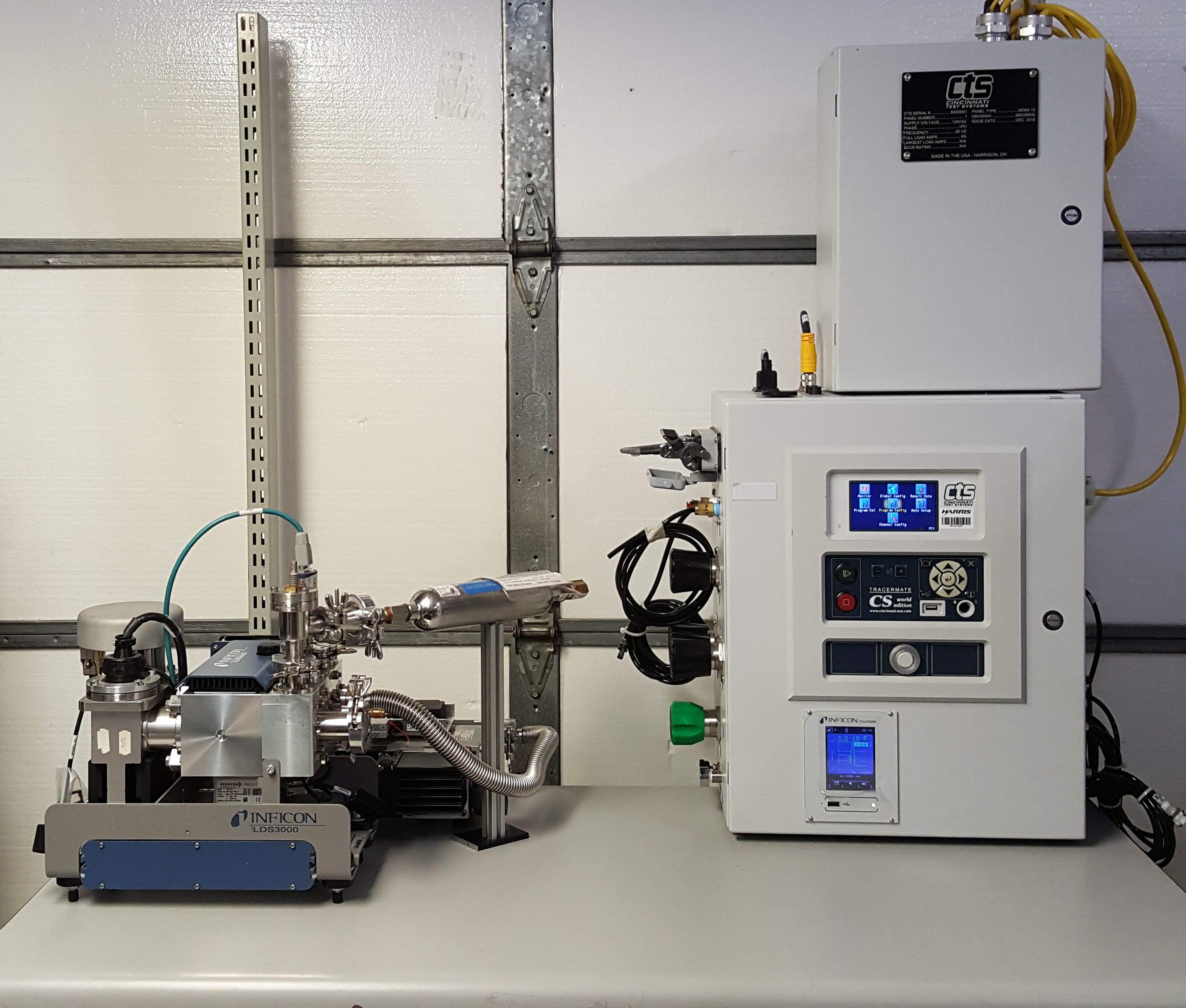 Cincinnati Test CTS Tracermate with Integrated Infincon LDS 3000 Leak Tester - 2016