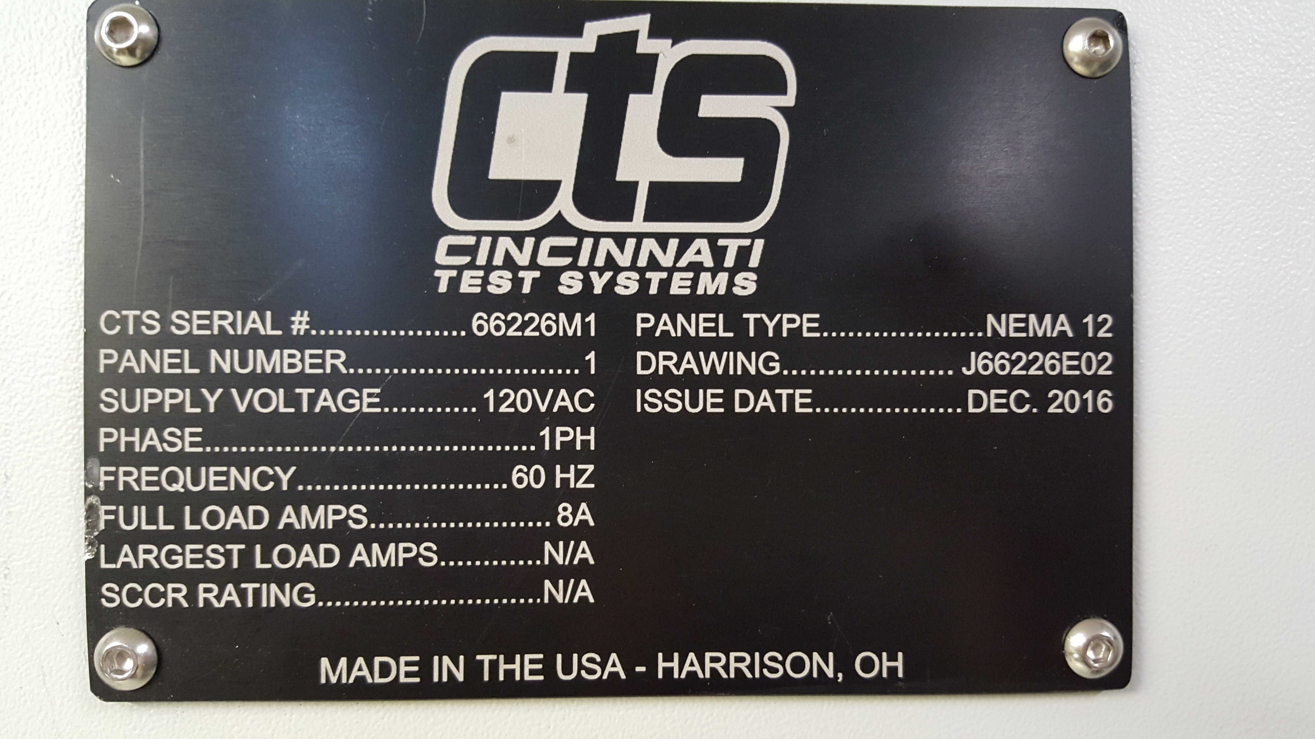 Cincinnati Test CTS Tracermate with Integrated Infincon LDS 3000 Leak Tester - 2016