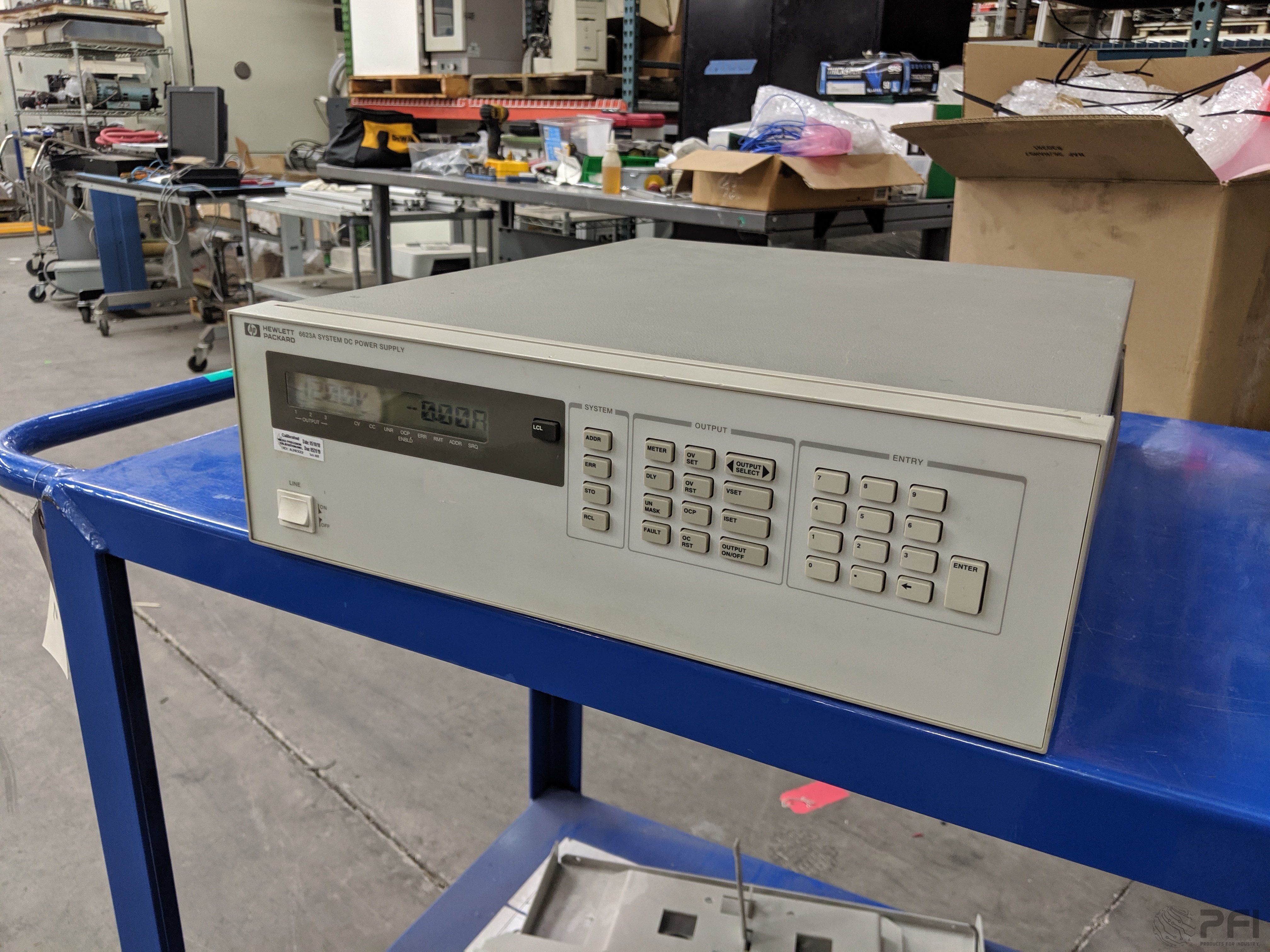 HP 6623A DC Power Supply 0-7V, 0-20V