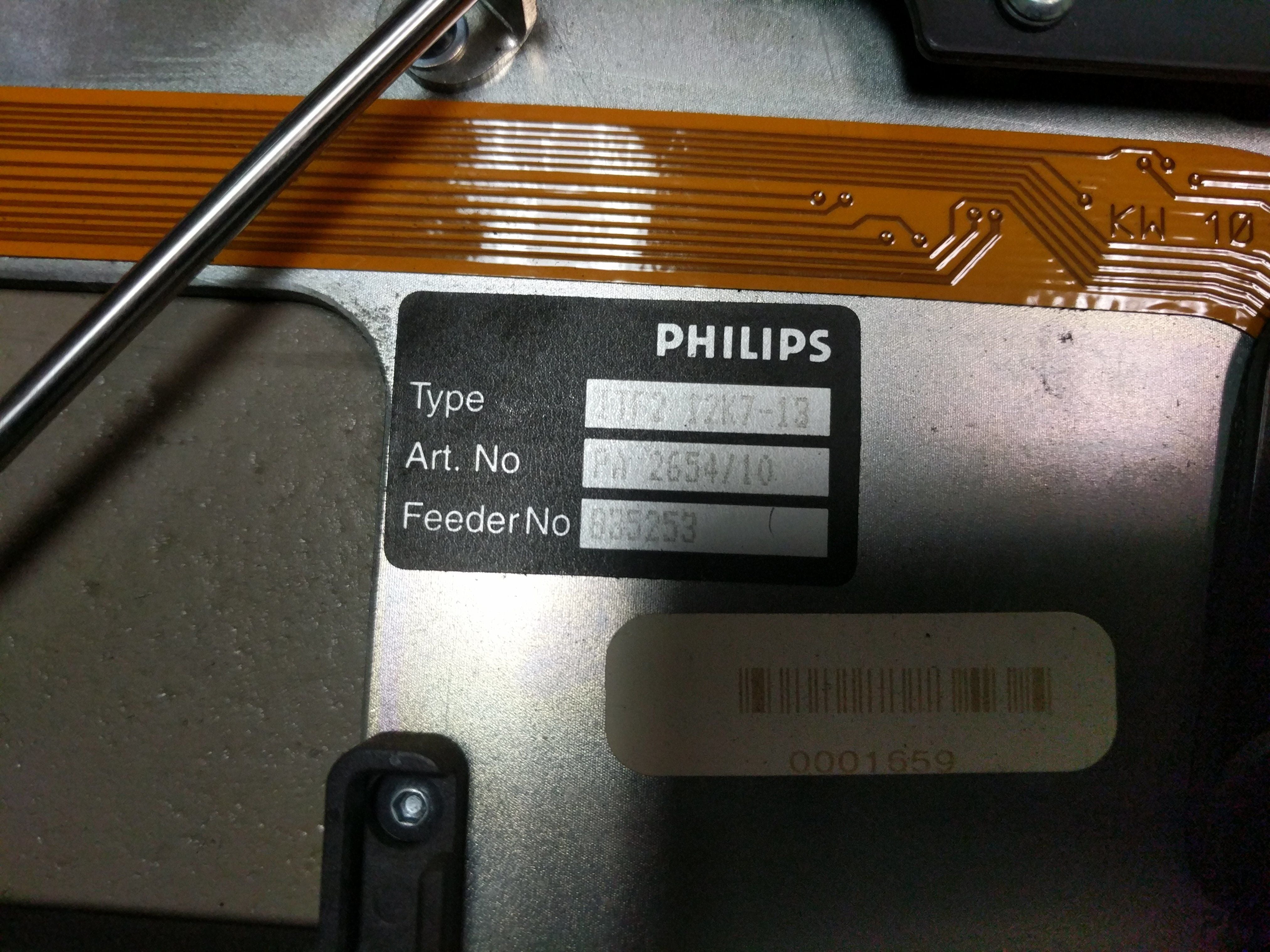 Assembleon Philips ITF2 12MM 12K7-13 PA 2654/15 tape and reel feeder recondition