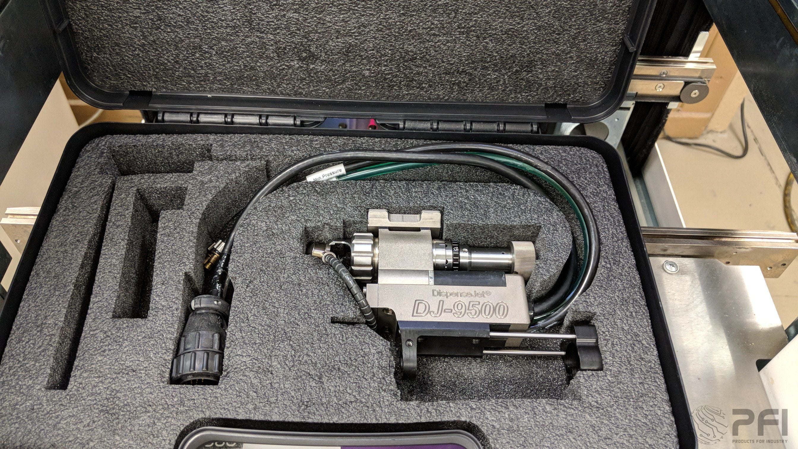 Asymtek Spectrum S-910N 2013 inline dispenser, dual valve mount, DJ9500