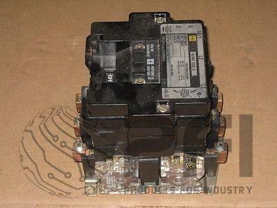 Square D NEMA Size 3 starter contact 600vac max 8502