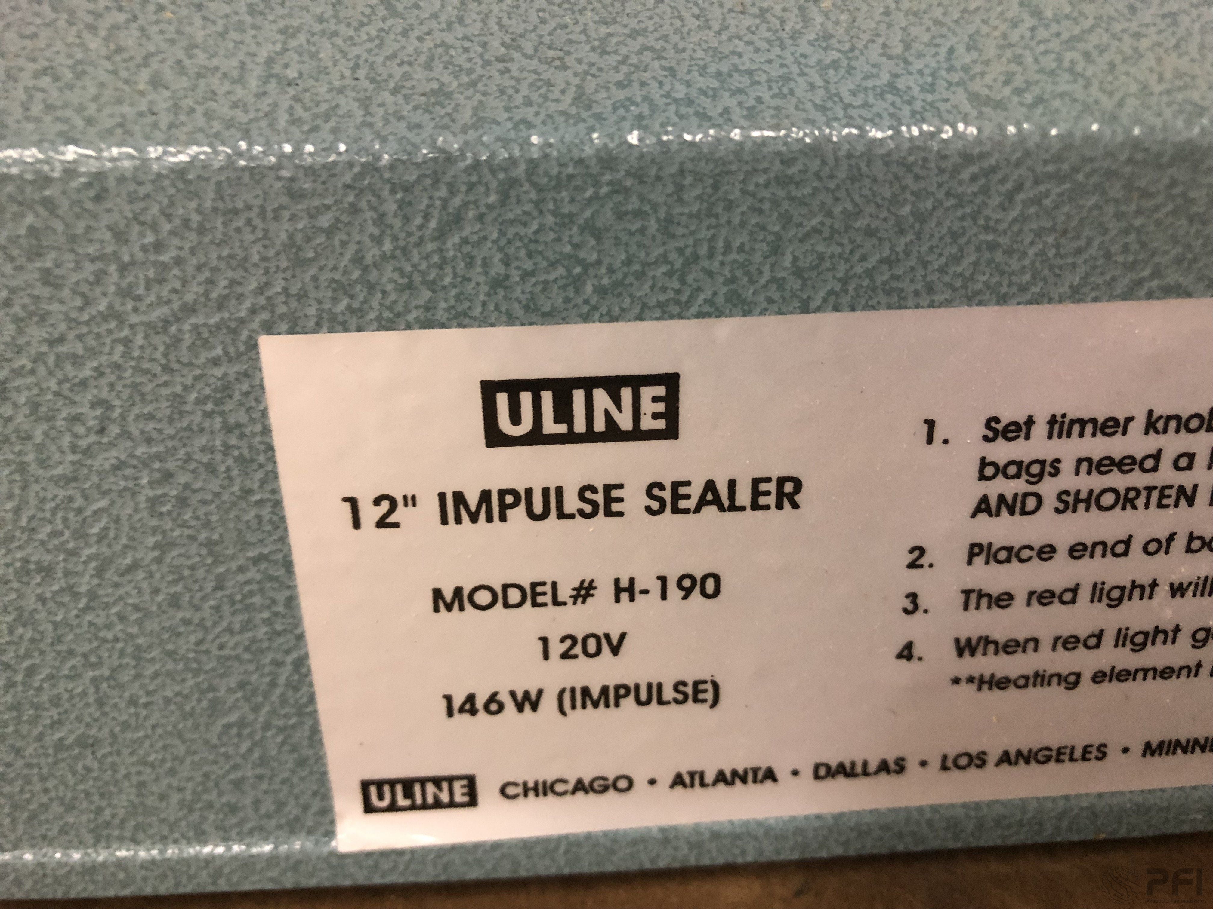 Uline Impulse Sealer Model H-190