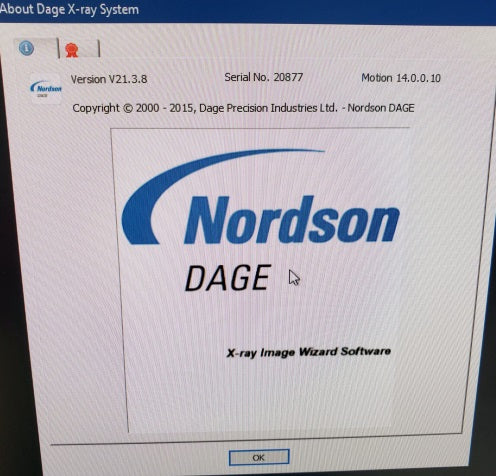 Dage XD7800VR - Large Board Xray - 160KV- Windows 10 - X20877
