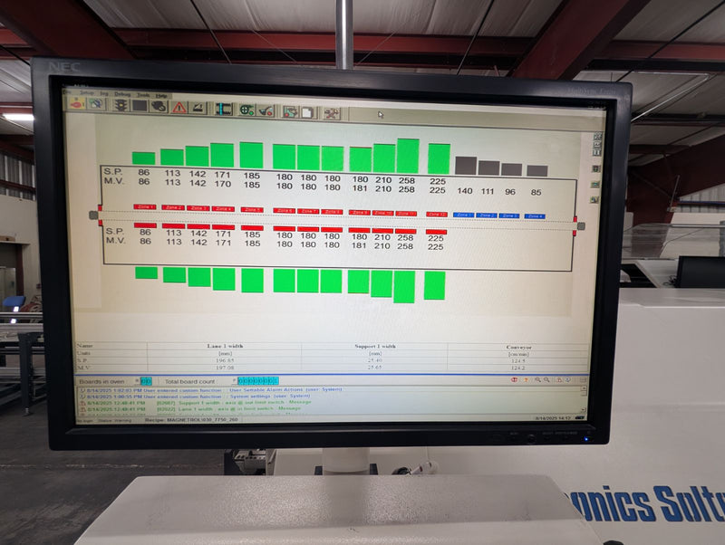 Vitronics Soltec XPM3 1240  12  Zone Reflow oven