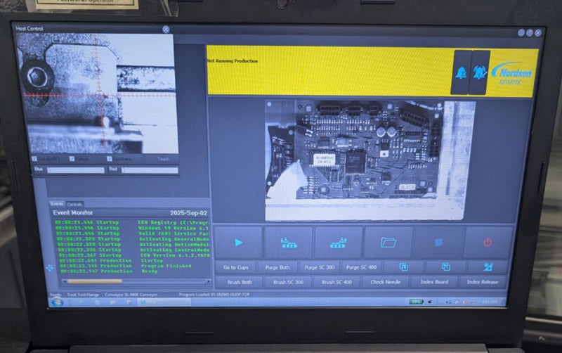 Asymtek SL940 2018 Inline Conformal Coating System, Dual Valve
