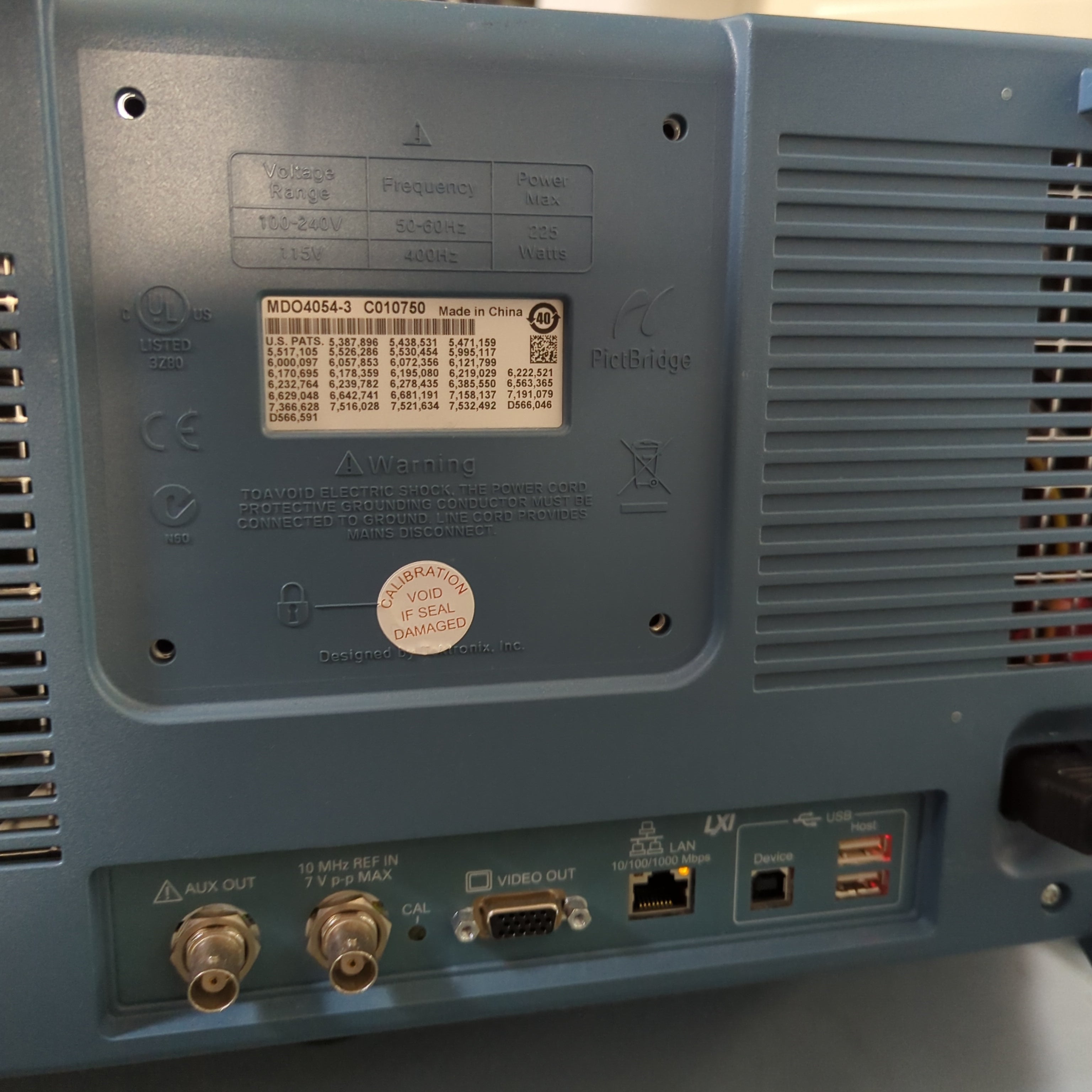 Tektronix MDO4054-3 mixed domain oscilloscope w/ logic probes