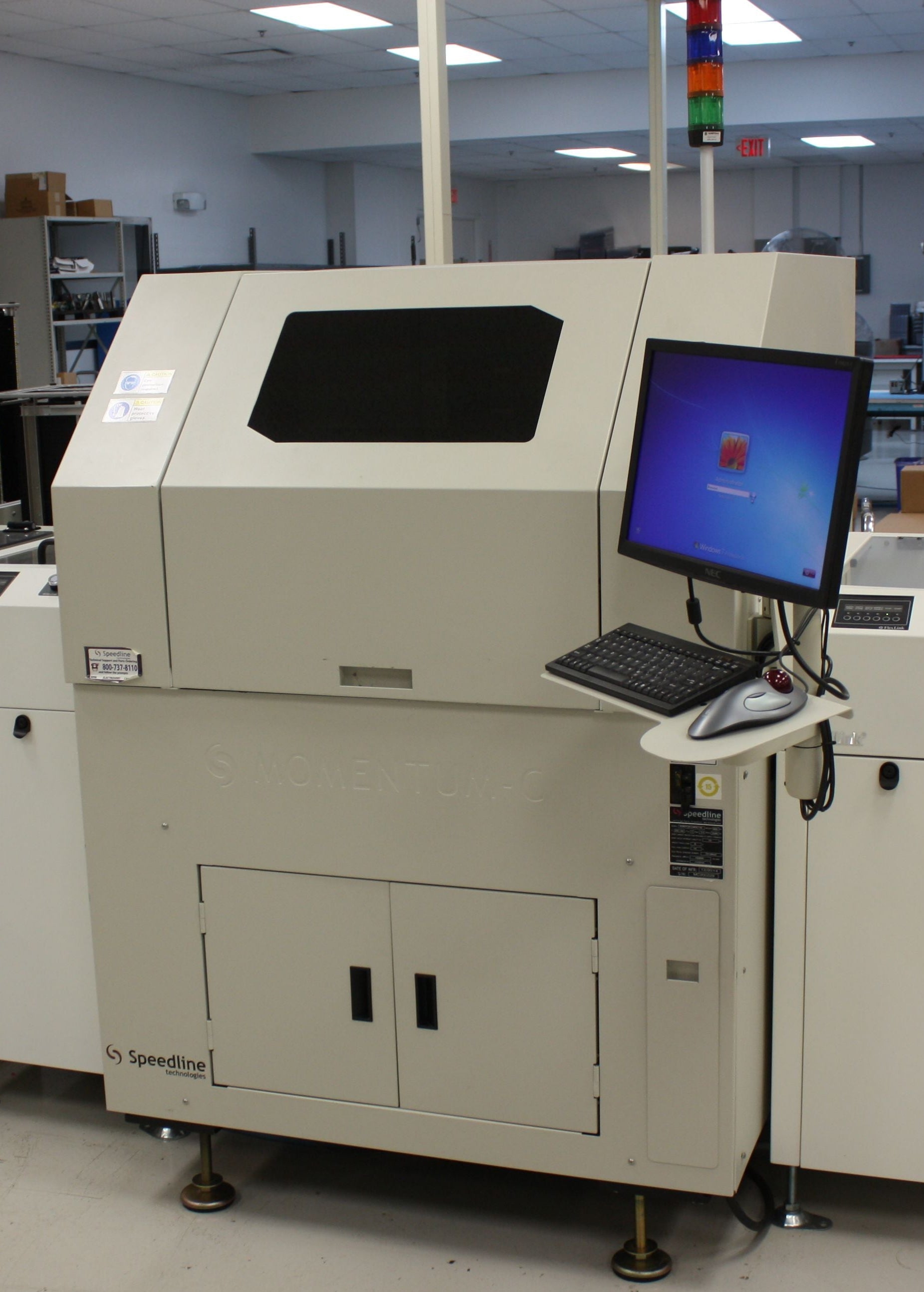 MPM Speedline Momentum Compact HiE Screen Printer 12/2014