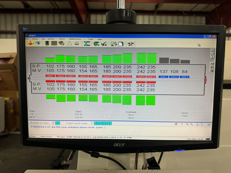 Vitronics Soltec XPM2+ 1030 10 Zone Reflow Oven