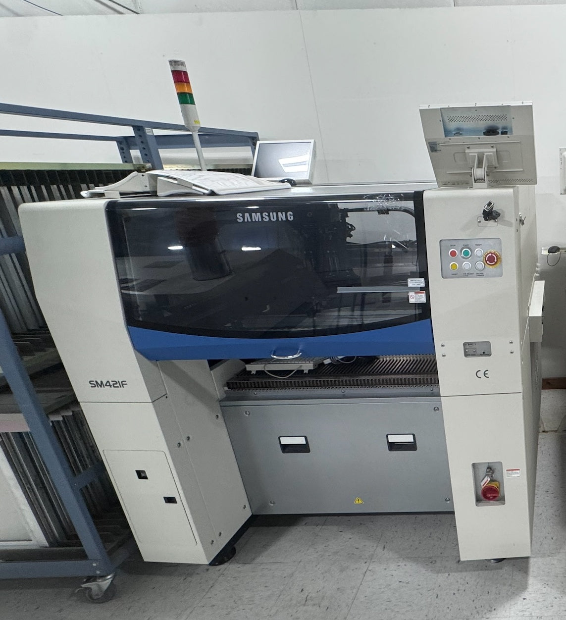 Hanwha Samsung SM421 F Pick and Place Machine #CW-2654-B2