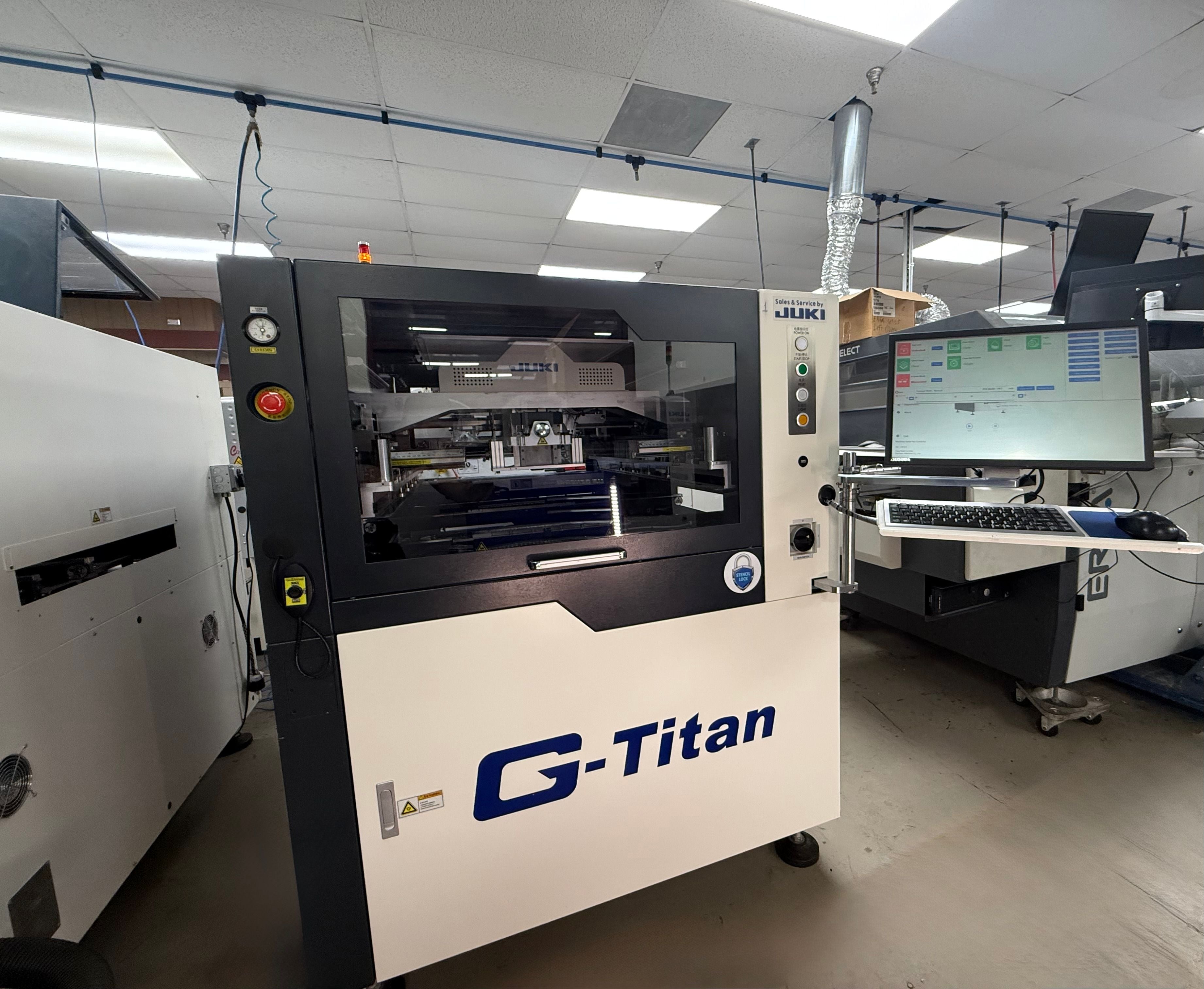 JUKI GKG G-TITAN Automatic Screen Printer - 2018 #GL601AS