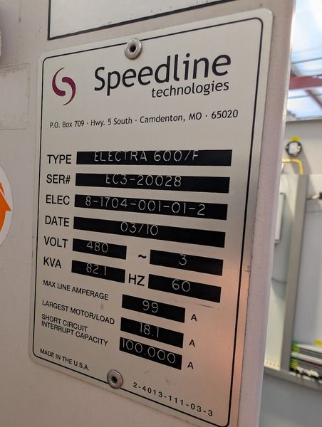 Speedline/ITW Electra 600/F Lead Free Wave Solder - 2010 - 24" Board ability